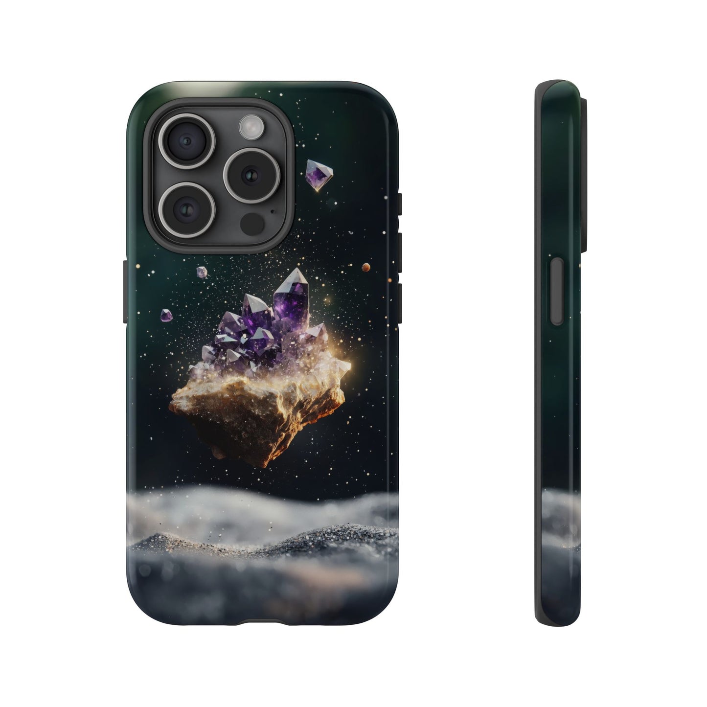 Mystic Amethyst Stones Phone Case for iPhone, Samsung & Google Pixel
