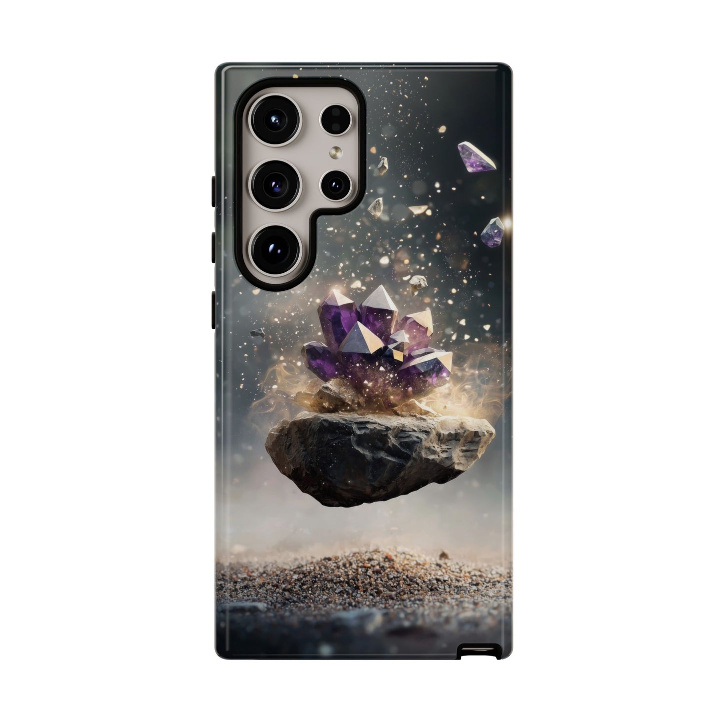 Mystic Amethyst Stones Phone Case for iPhone, Samsung & Google Pixel