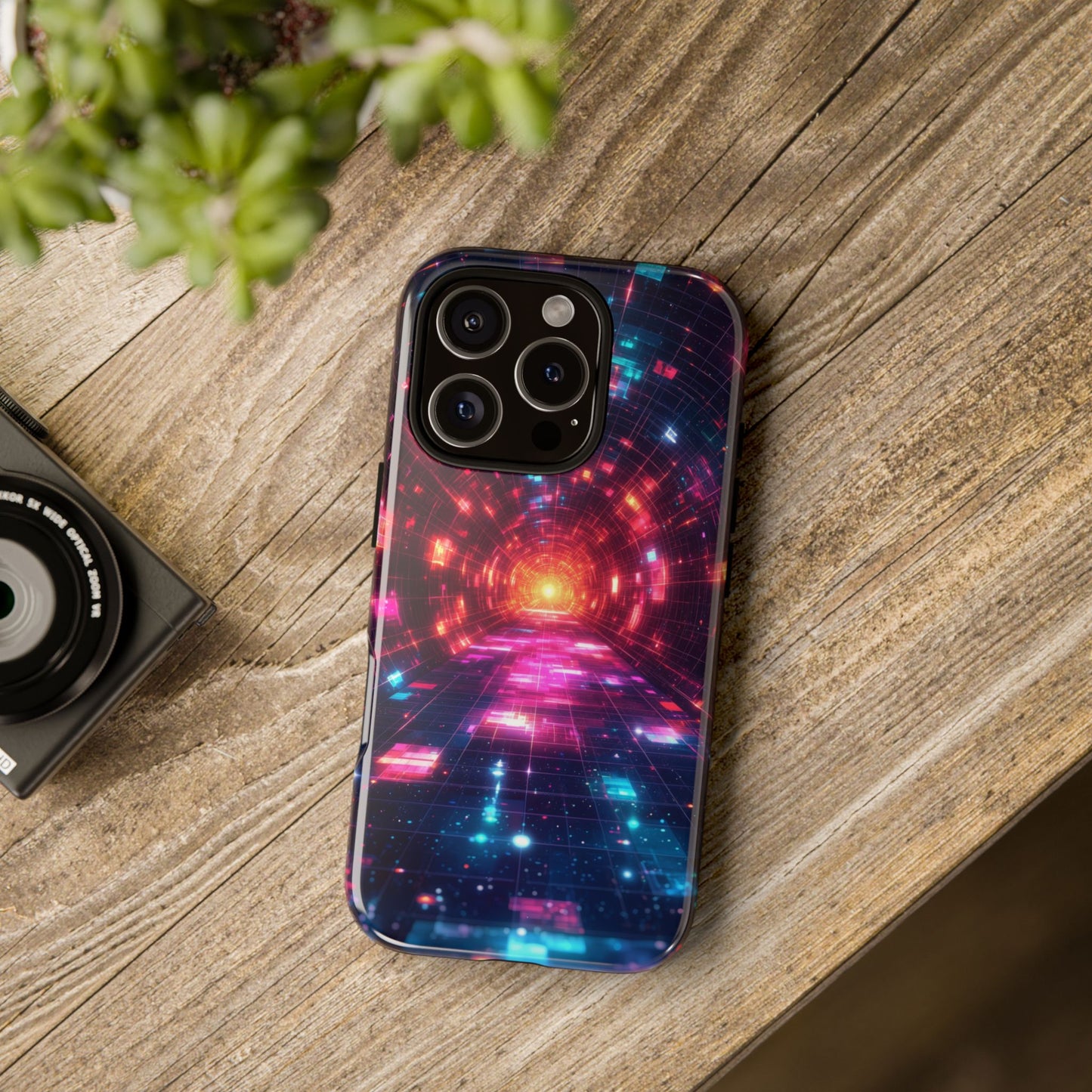 Optical tunnel illusion Phone Case for iPhone, Samsung & Pixel