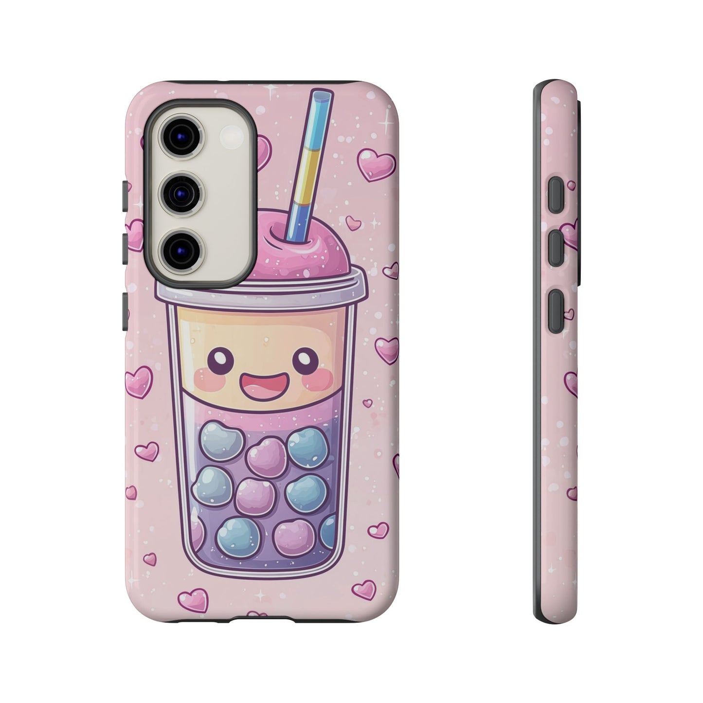 Sweet Bubble Tea Love Phone Case for iPhone, Samsung, Google Pixel