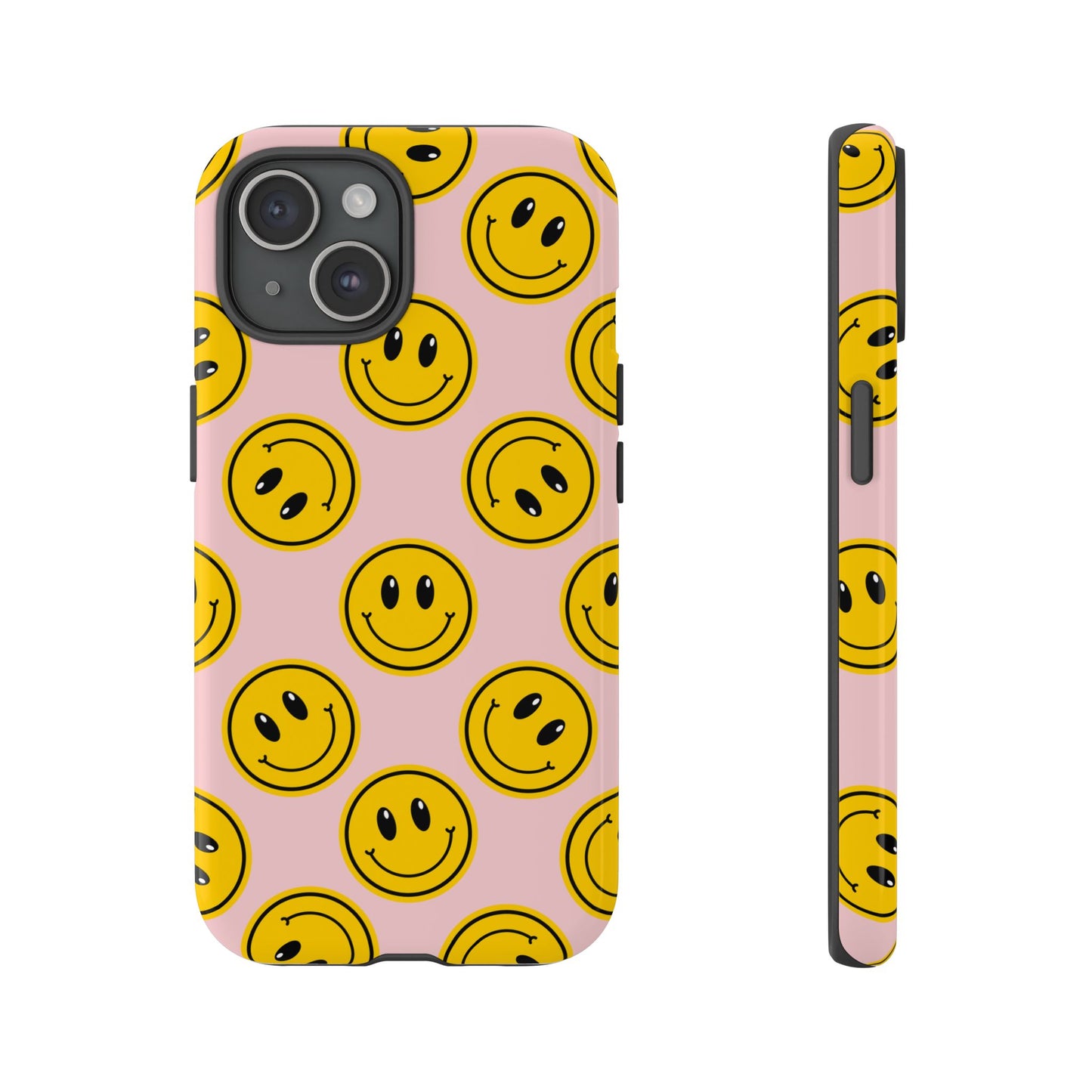 Retro Smiley Face Phone Case – Vintage Aesthetic Cover for iPhone, Samsung & Google Pixel