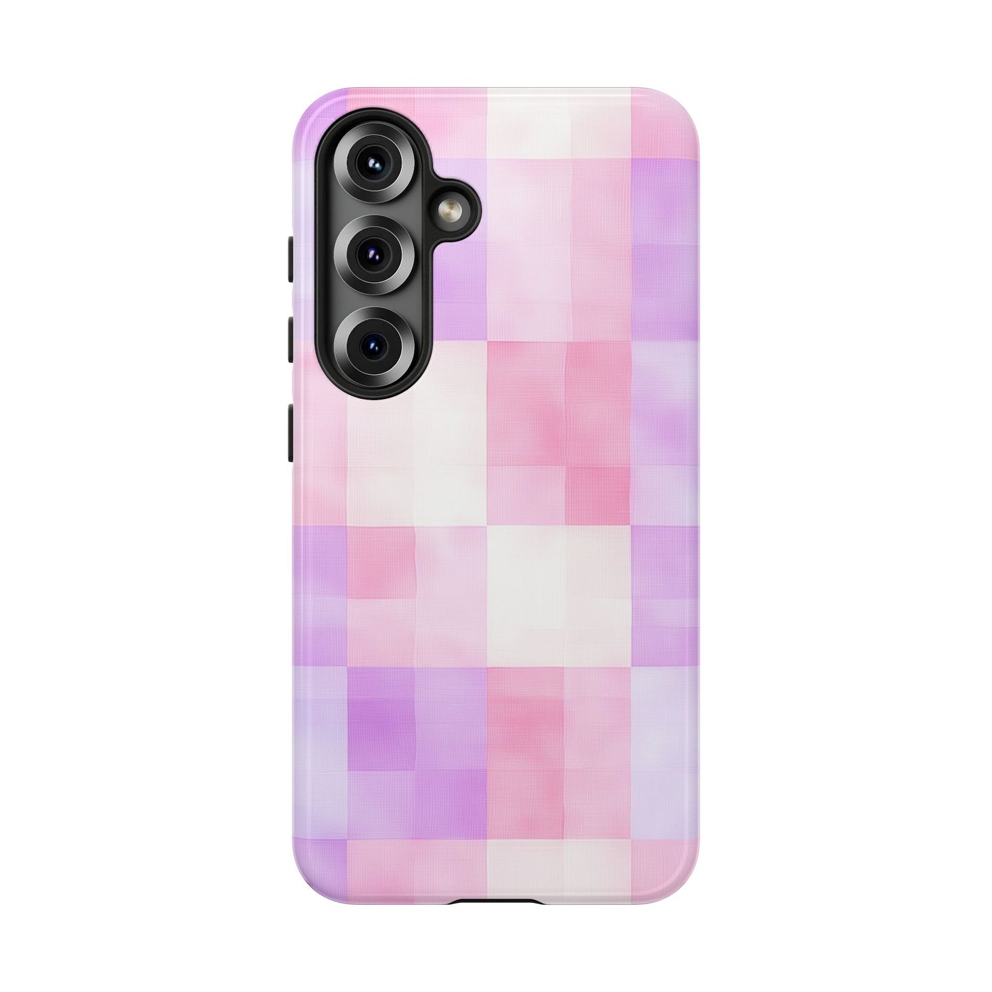 Kawaii Gingham Pastel Phone Case for iPhone, Samsung, Google Pixel