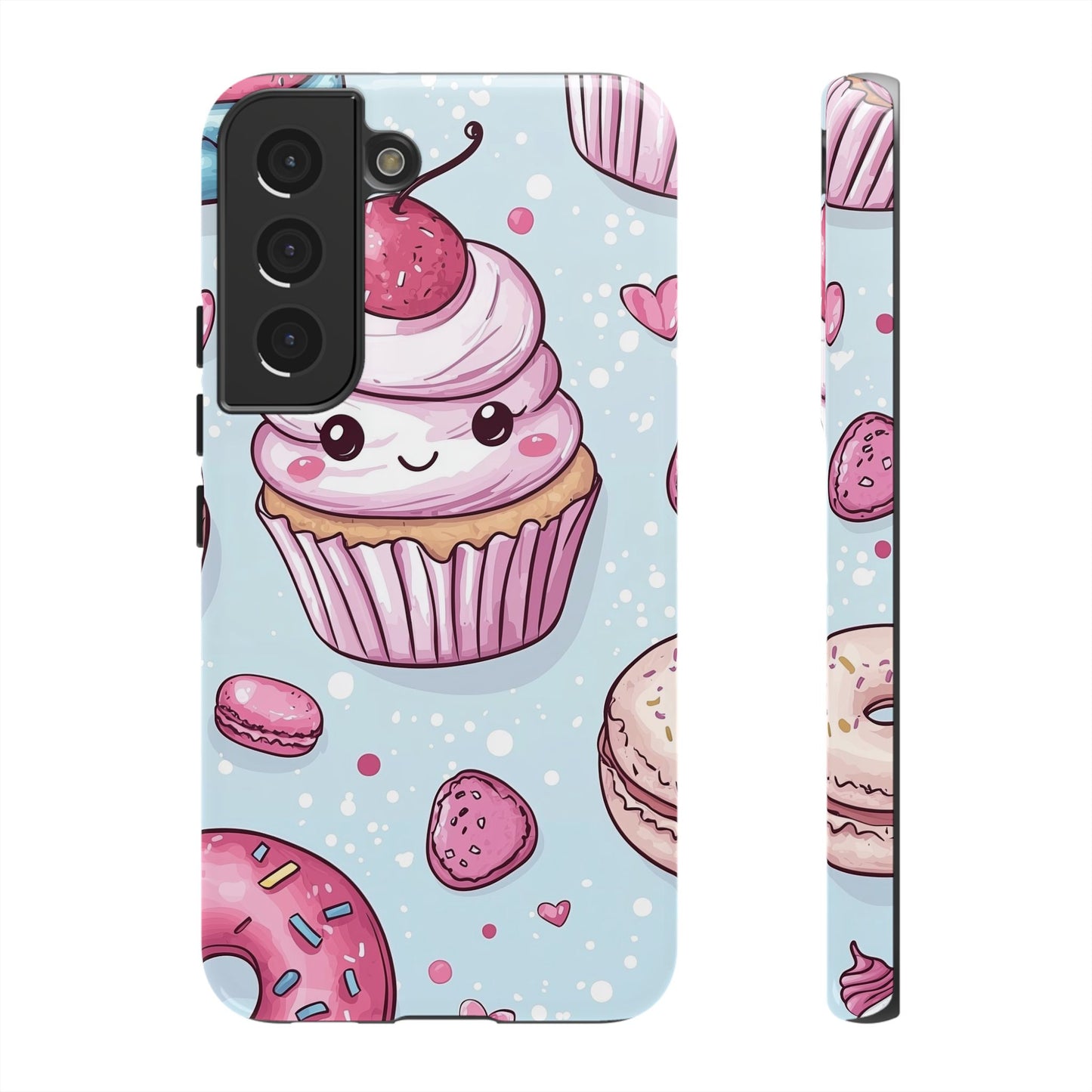 Kawaii Sweets: Adorable Dessert Anime Phone Case for iPhone, Samsung, Google Pixel
