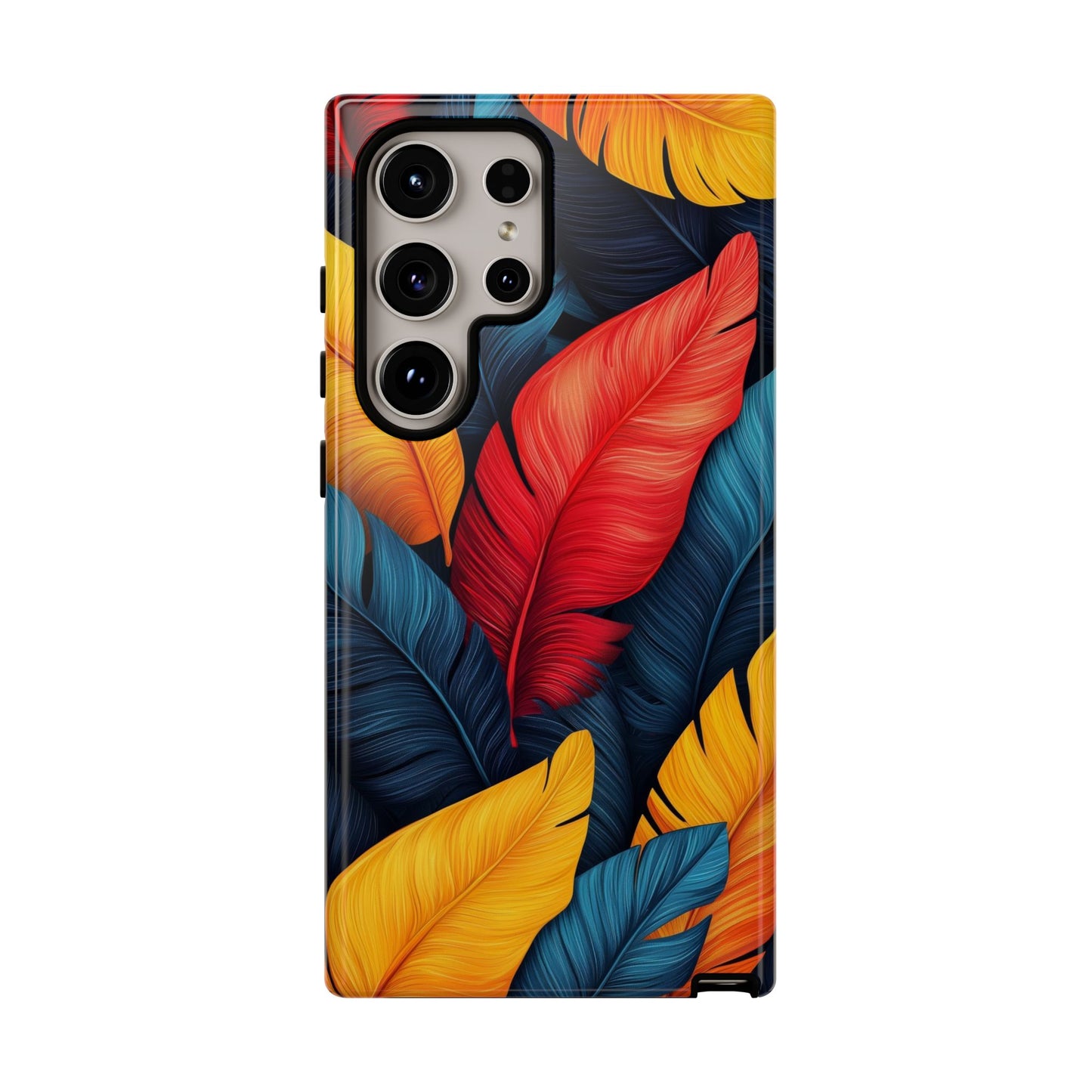 Jungle Toucan Feathers Phone Case β Vibrant & Unique for iPhone, Pixel & Samsung