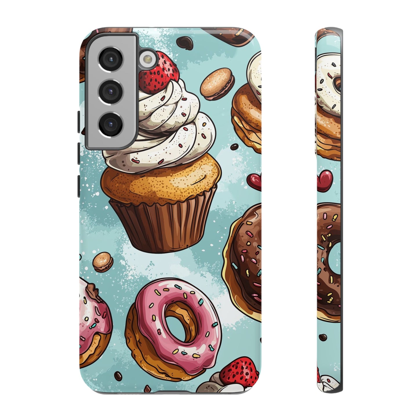 Sweet Bliss: Anime Dessert Delight Phone Case for iPhone, Samsung, Google Pixel