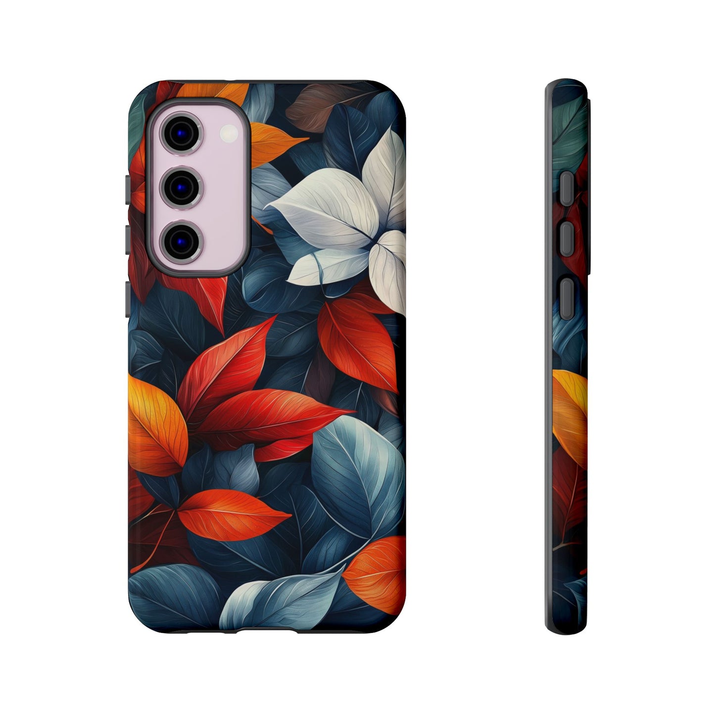 Autumn Midnight Leaves | Luxe Floral Phone Case for iPhone, Pixel & Samsung