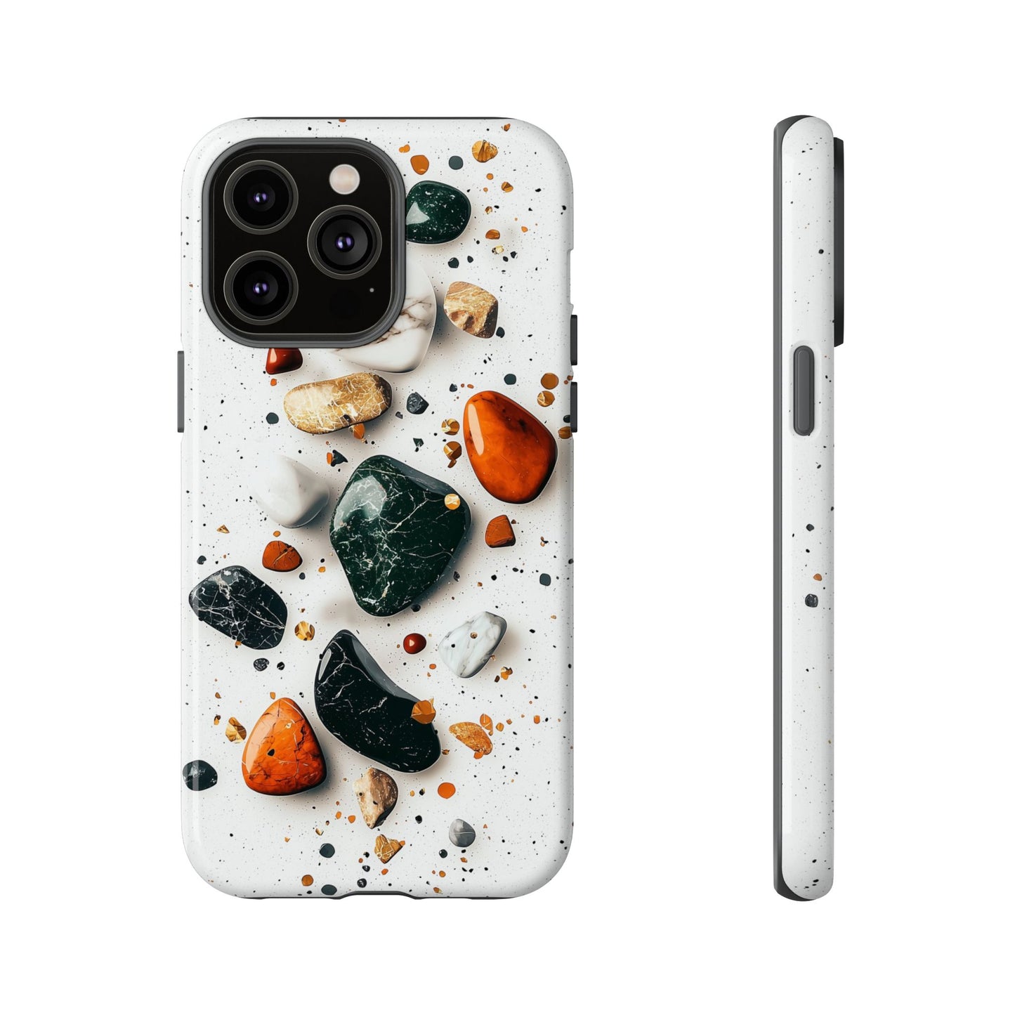 Marble Mosaic Charm – Terrazzo Stone Phone Case for iPhone, google Pixel & Samsung