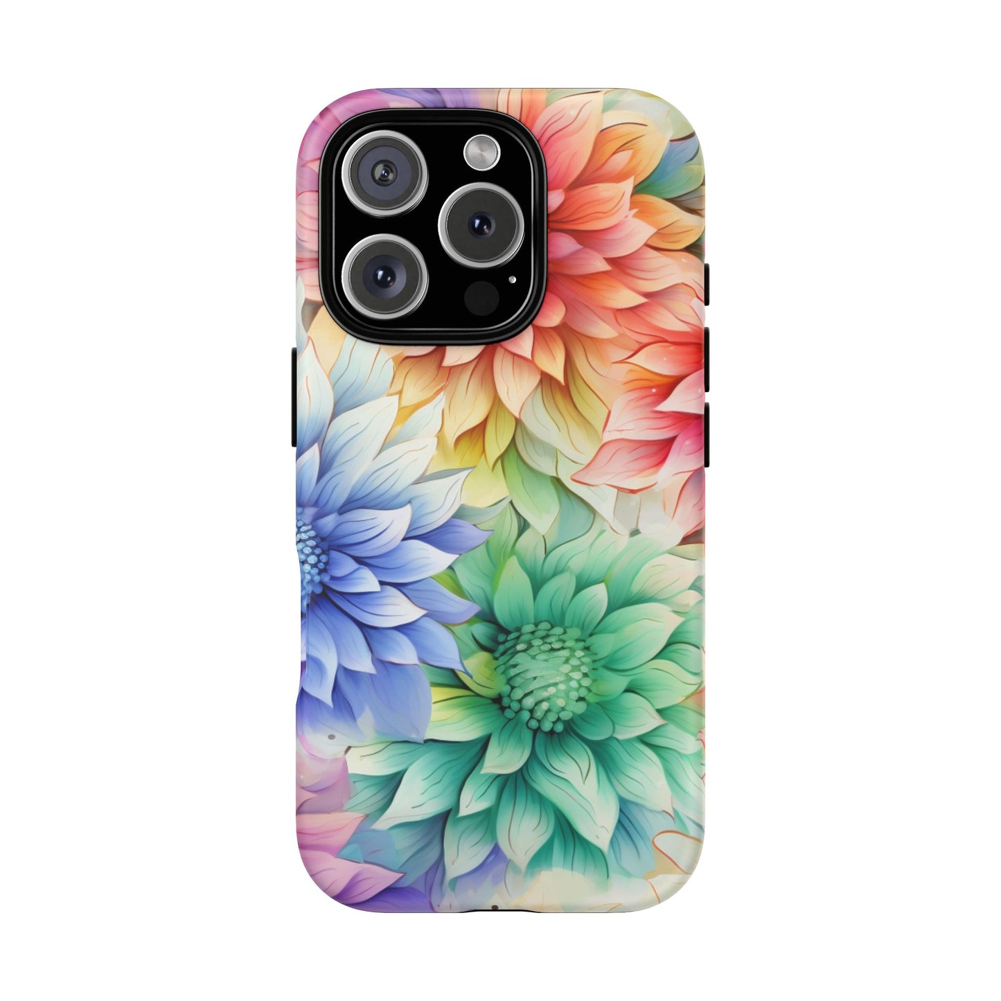 Rainbow Bloom Mandala Floral Mobile Case