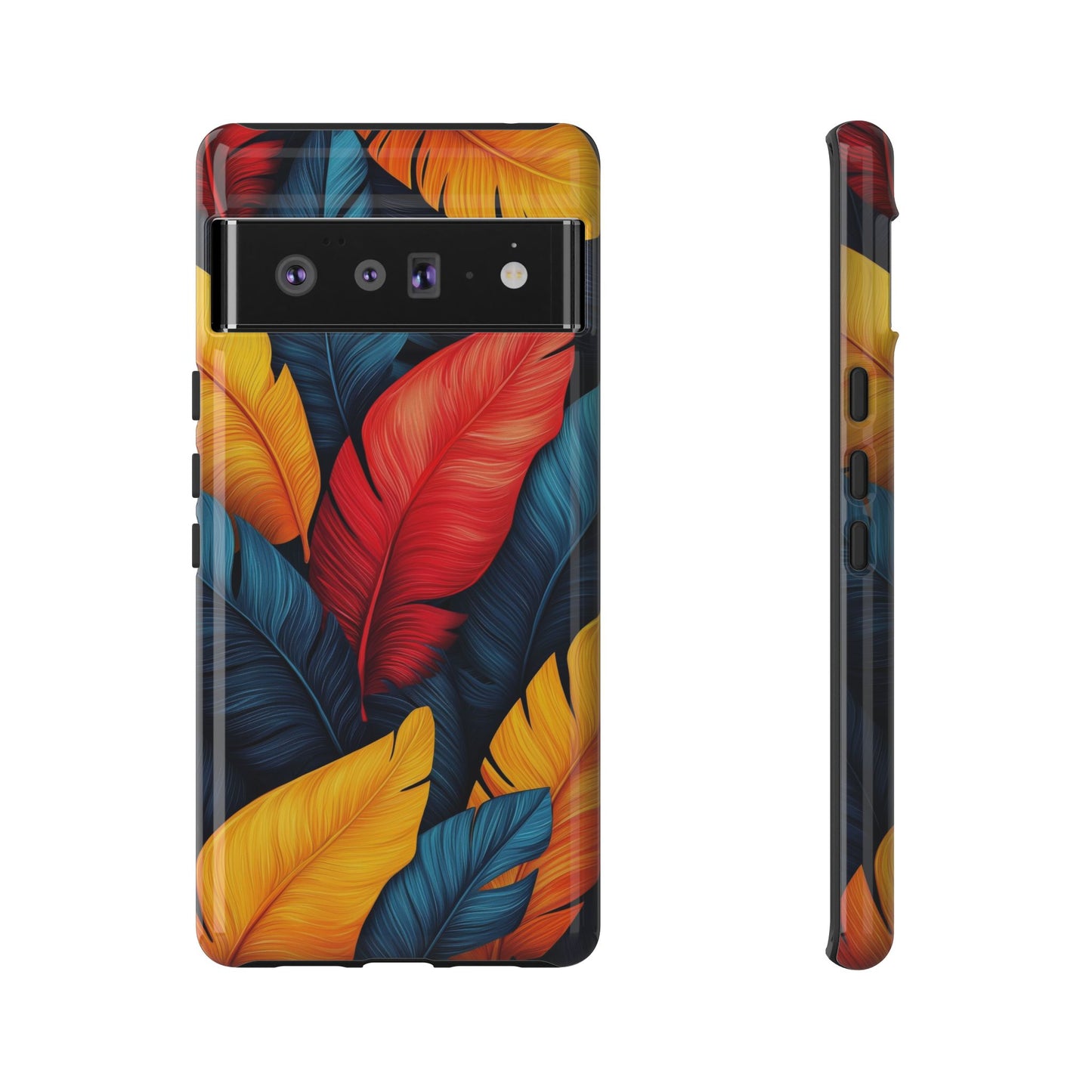 Jungle Toucan Feathers Phone Case β Vibrant & Unique for iPhone, Pixel & Samsung