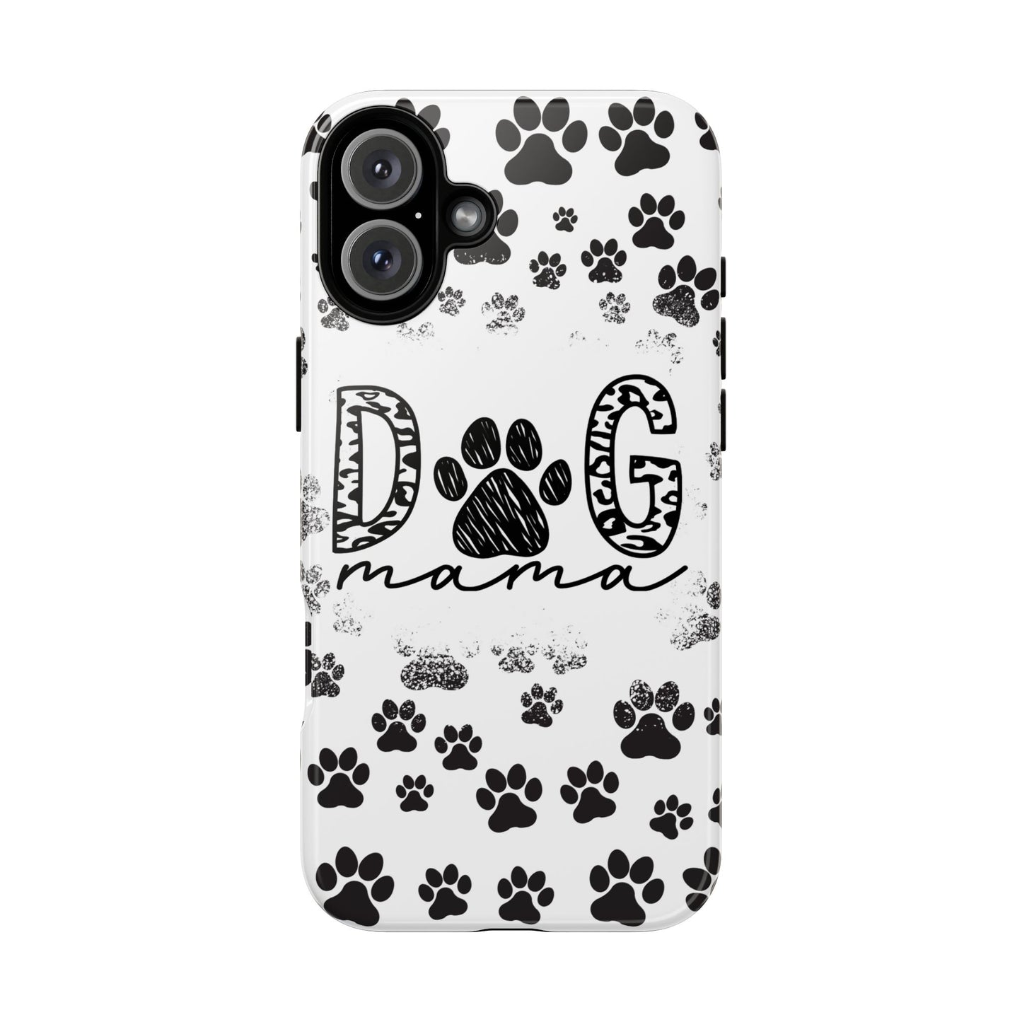 Dog Mama Phone Case for iPhone, Samsung & Google Pixel, Paw Print Phone Cover, Furry Friend Phone Case, Dog Owner/Pat Parents/Dog Mom Gifts