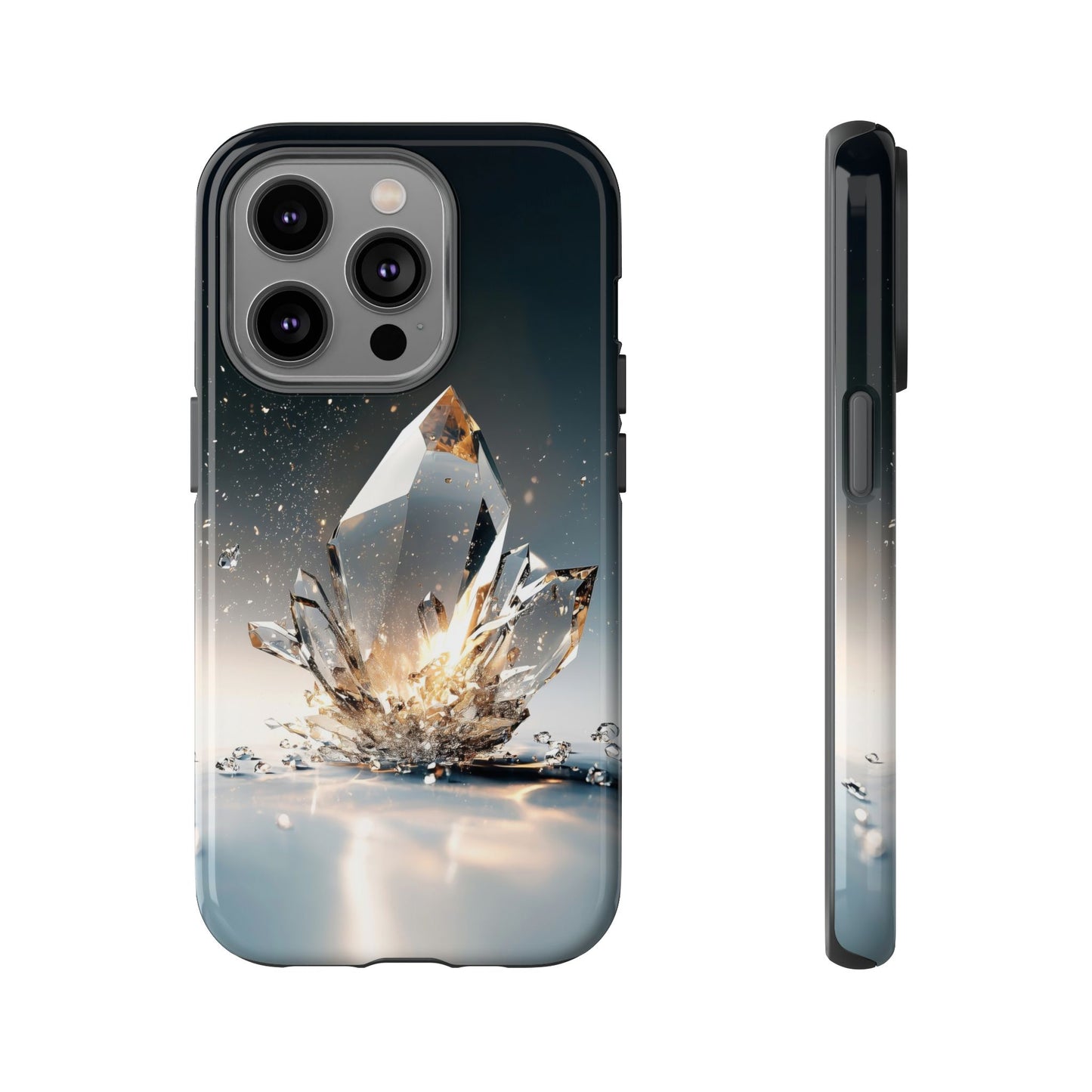 Shattered Crystal Matching Couple Phone Case β Bold & Dazzling for iPhone, Samsung & Google Pixel
