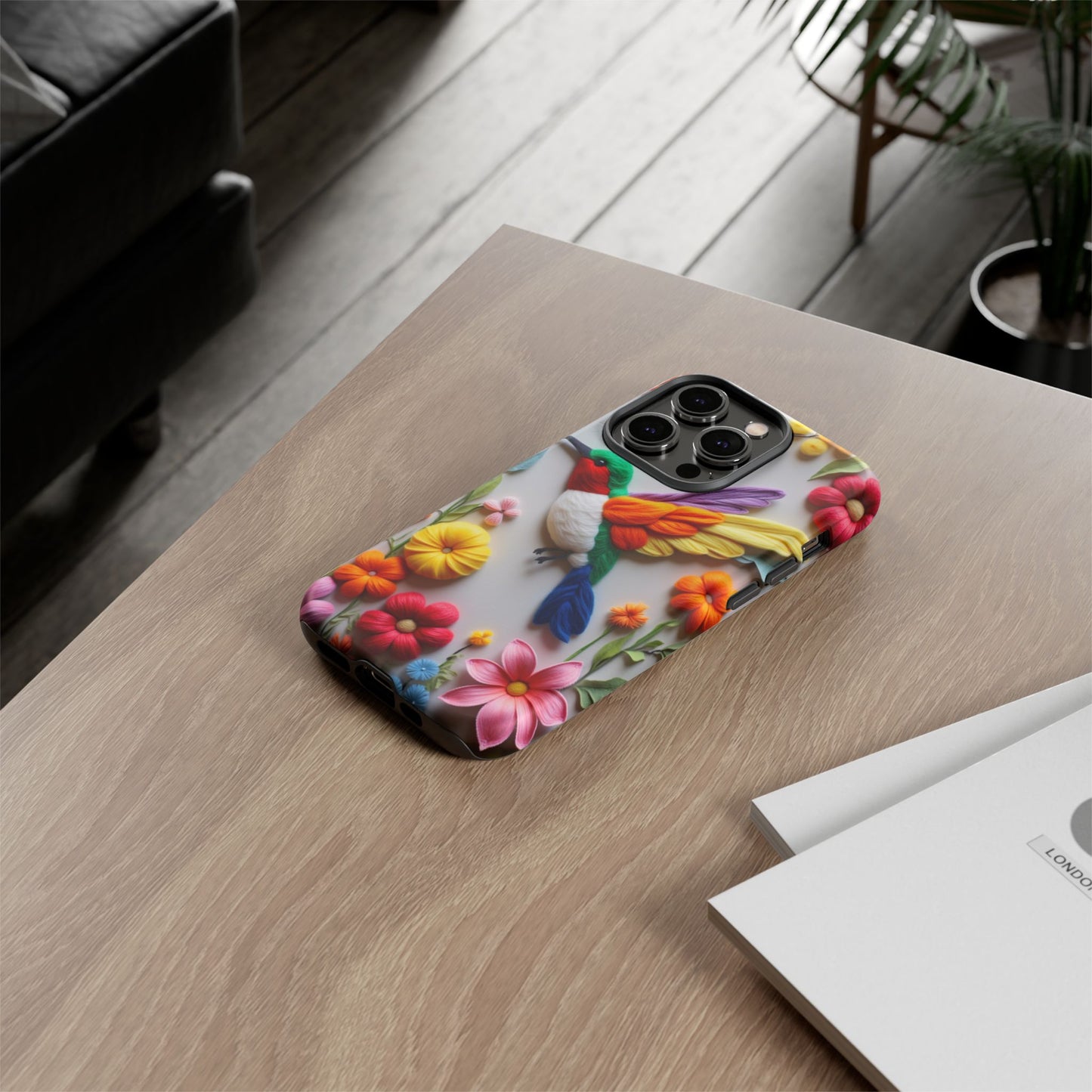 Elegant Hummingbird with Floral Mosaic Design | Nature's Artistic Vibes | Pixel 8 pro