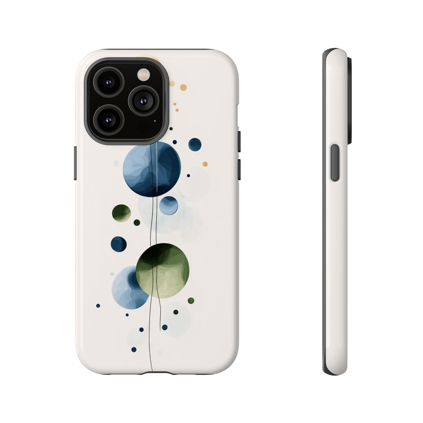 Orbit Bloom – Abstract Bubble Art Phone Case for iPhone, Samsung & Pixel