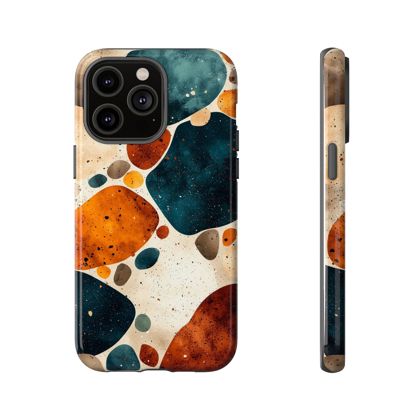 Earthy Terrazzo Stone Phone Case for iPhone, google Pixel & Samsung