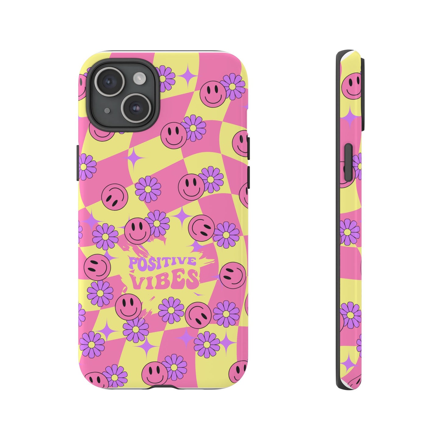 Positive Vibes Phone Case β Aesthetic Motivational Cover for iPhone, Samsung & Google Pixel