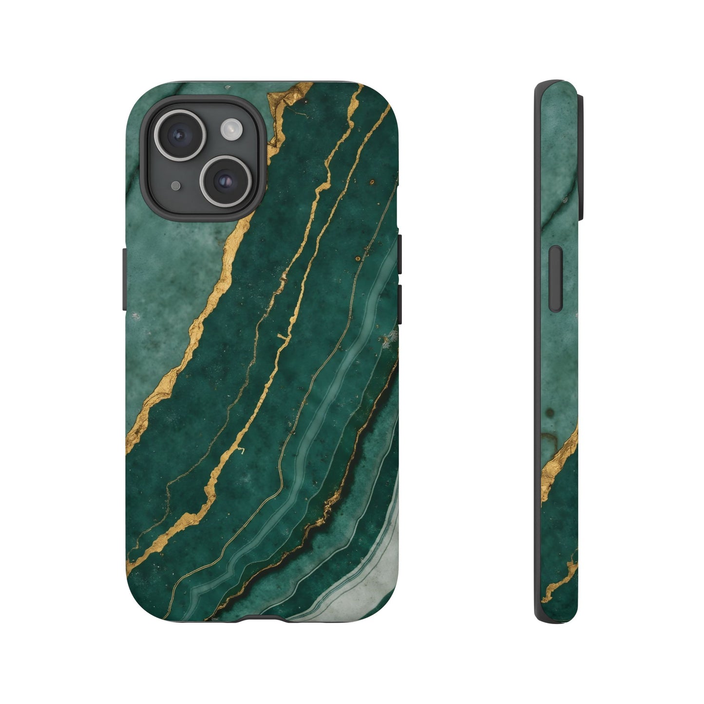 Jade Green Marble Case Design