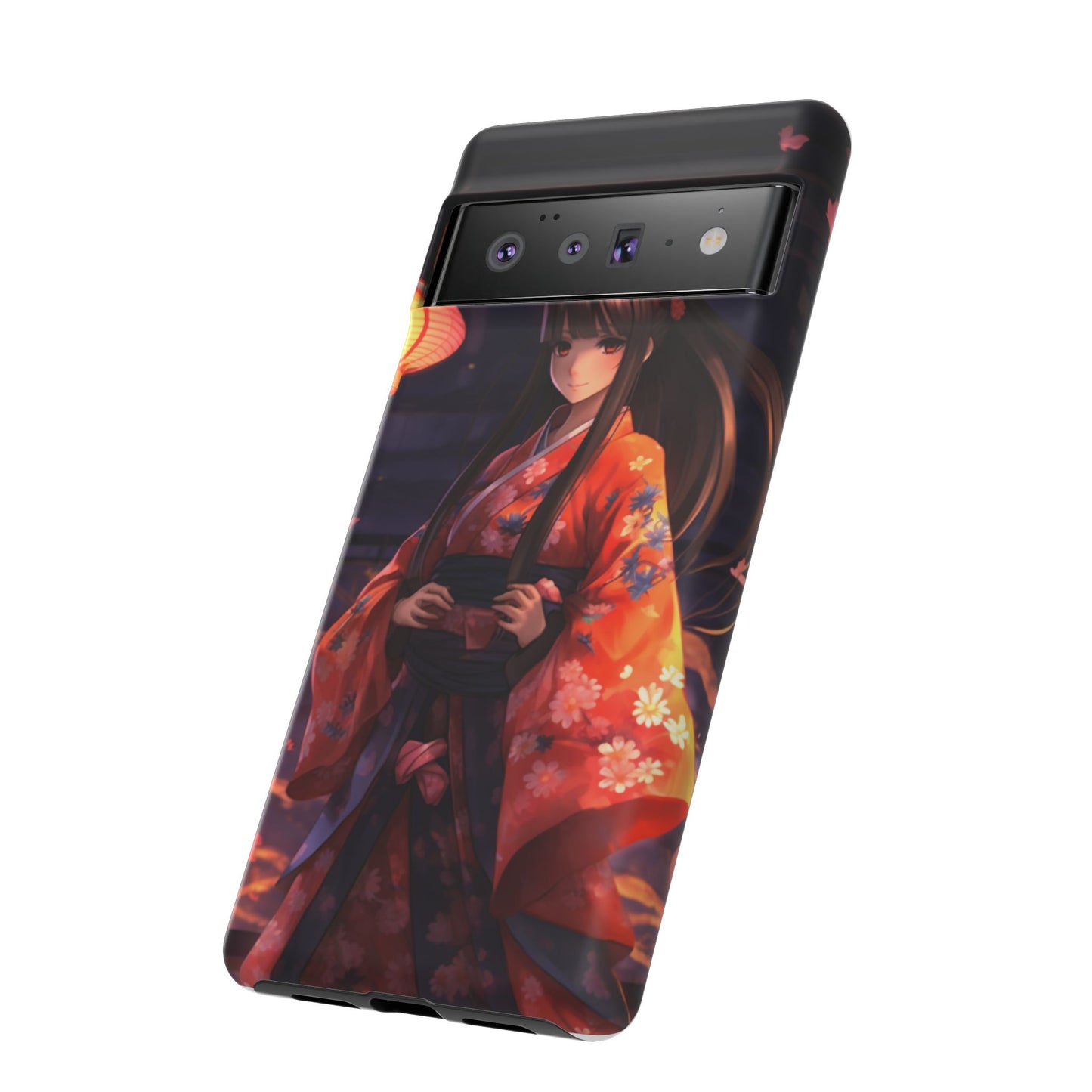 Anime Girl Phone Case - Cute Aesthetic Cover for iPhone, Samsung & Google Pixel, Girly Phone Case, Kawaii Phone Case, Anime Lover Gift