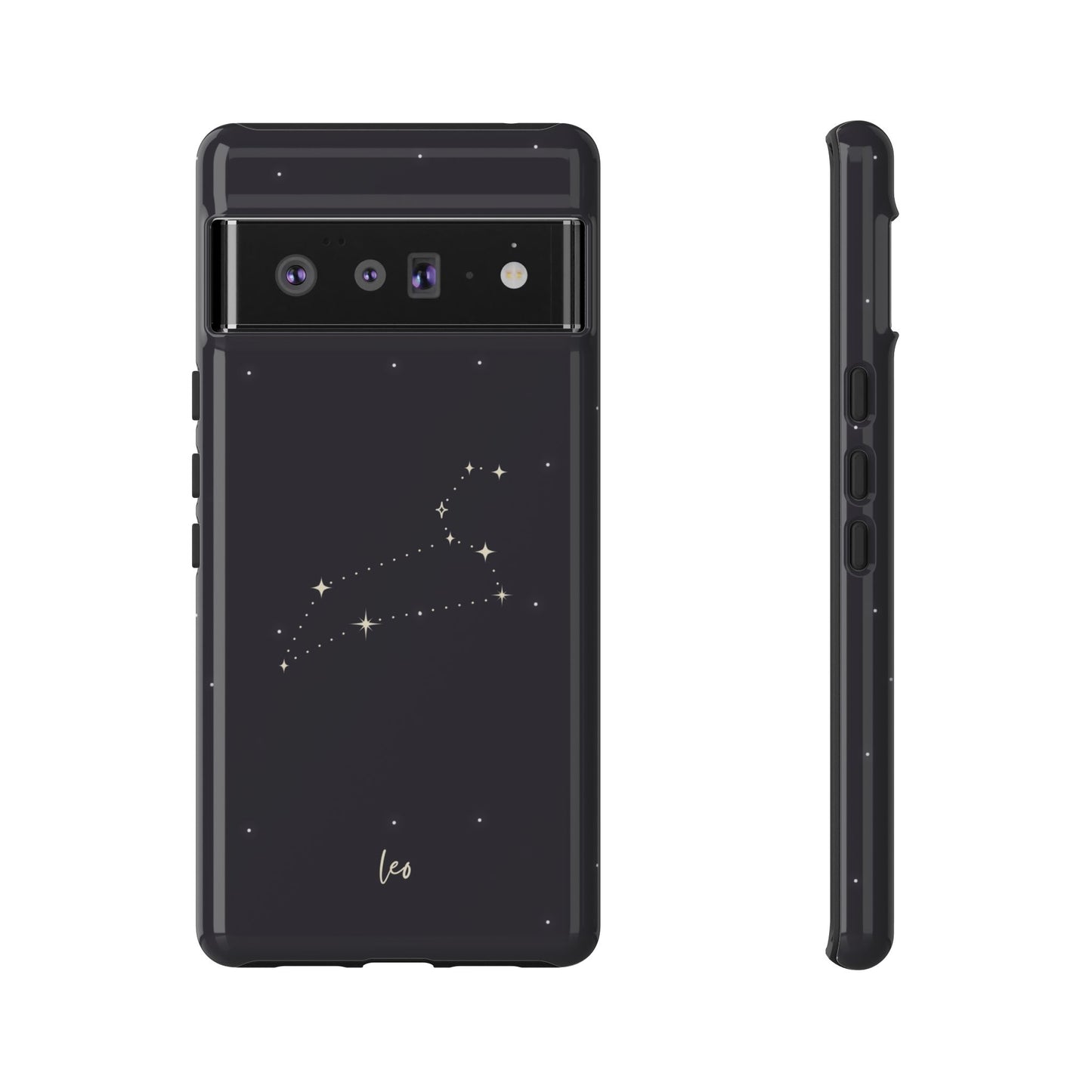 Leo Constellation Phone Case – Majestic Starry Night Pattern – Cosmic Aesthetic for iPhone, Samsung & Google Pixel