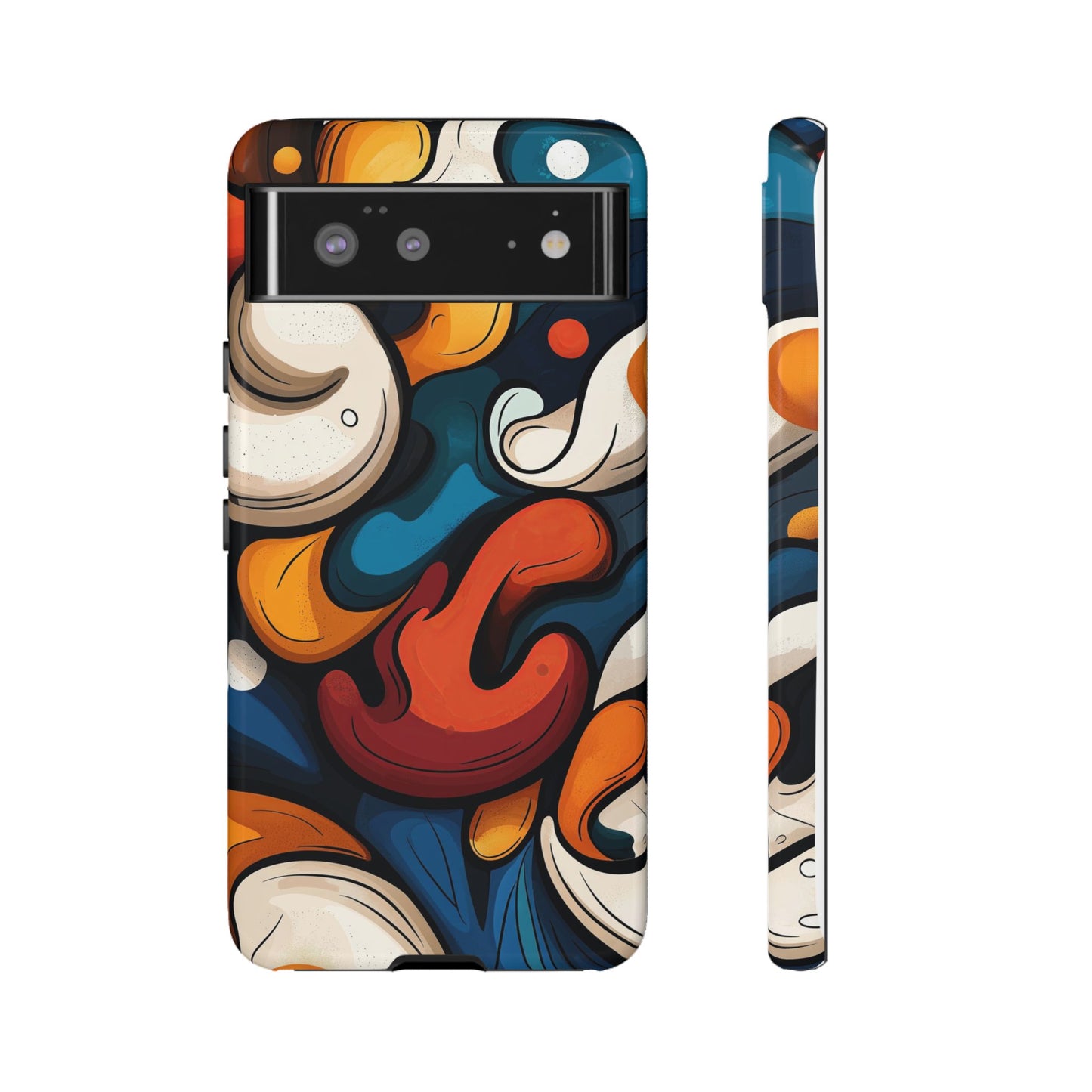 Molten Motion – Bold Abstract Swirl Phone Case for iPhone, Google Pixel, Samsung