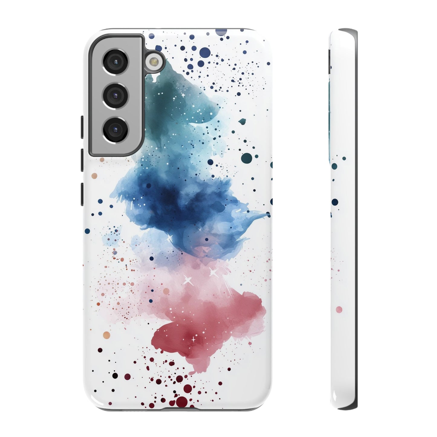 Cosmic Bloom Watercolor Phone Case for iPhone, google Pixel & Samsung