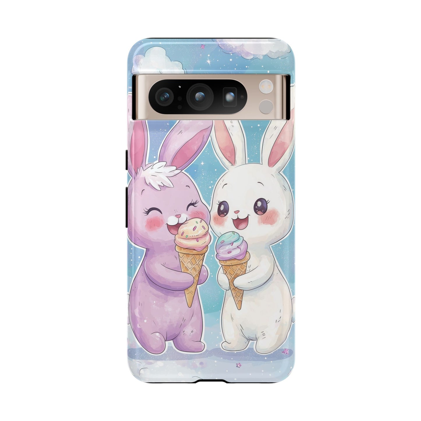 Sweet Bunny Bliss - Kawaii Anime Phone Case for iPhone, Samsung, Google Pixel