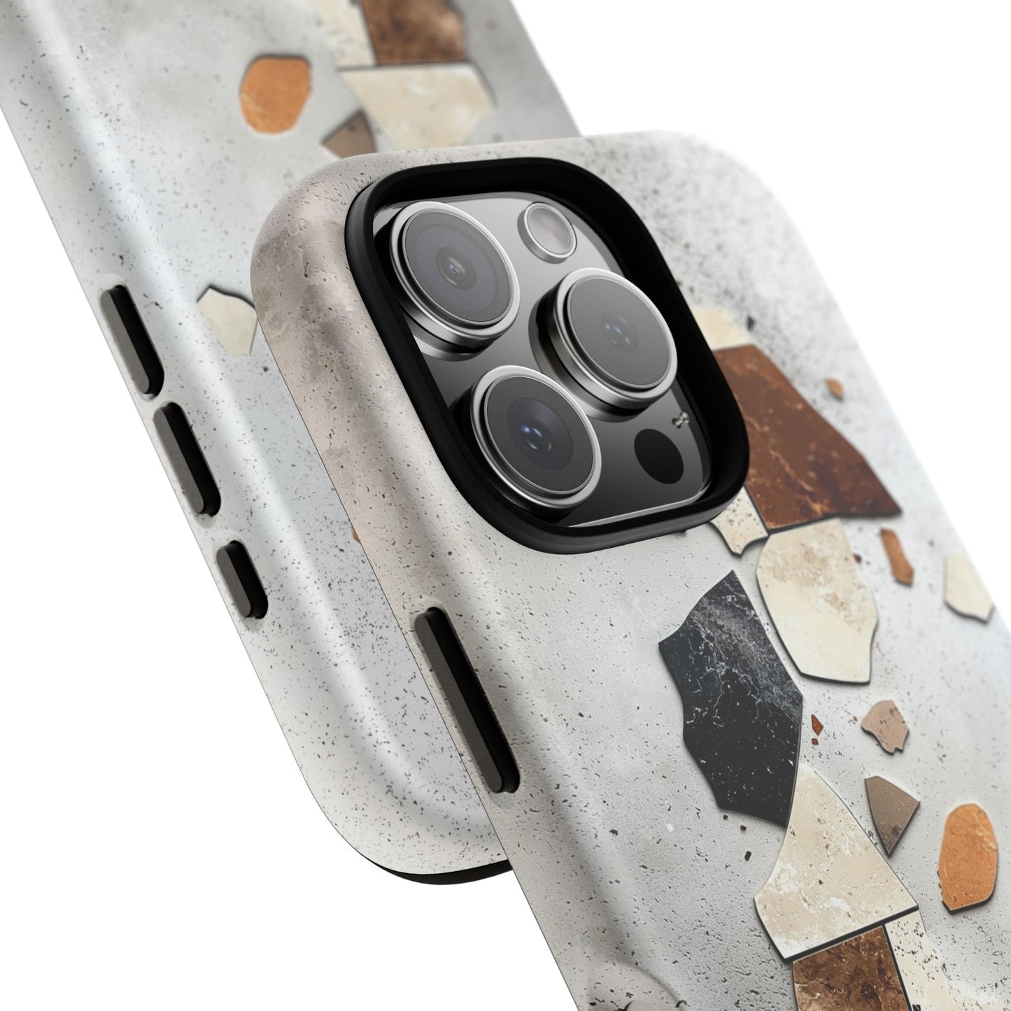 Modern Terrazzo Fragments Phone Case β Earthy & Minimalist for iPhone, google Pixel & Samsung