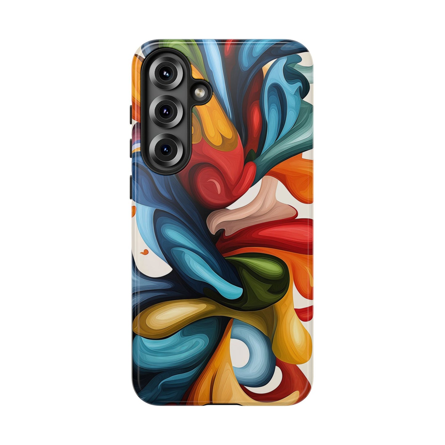 Chromatic Swirl – Abstract Expression Phone Case for iPhone, Samsung & Pixel