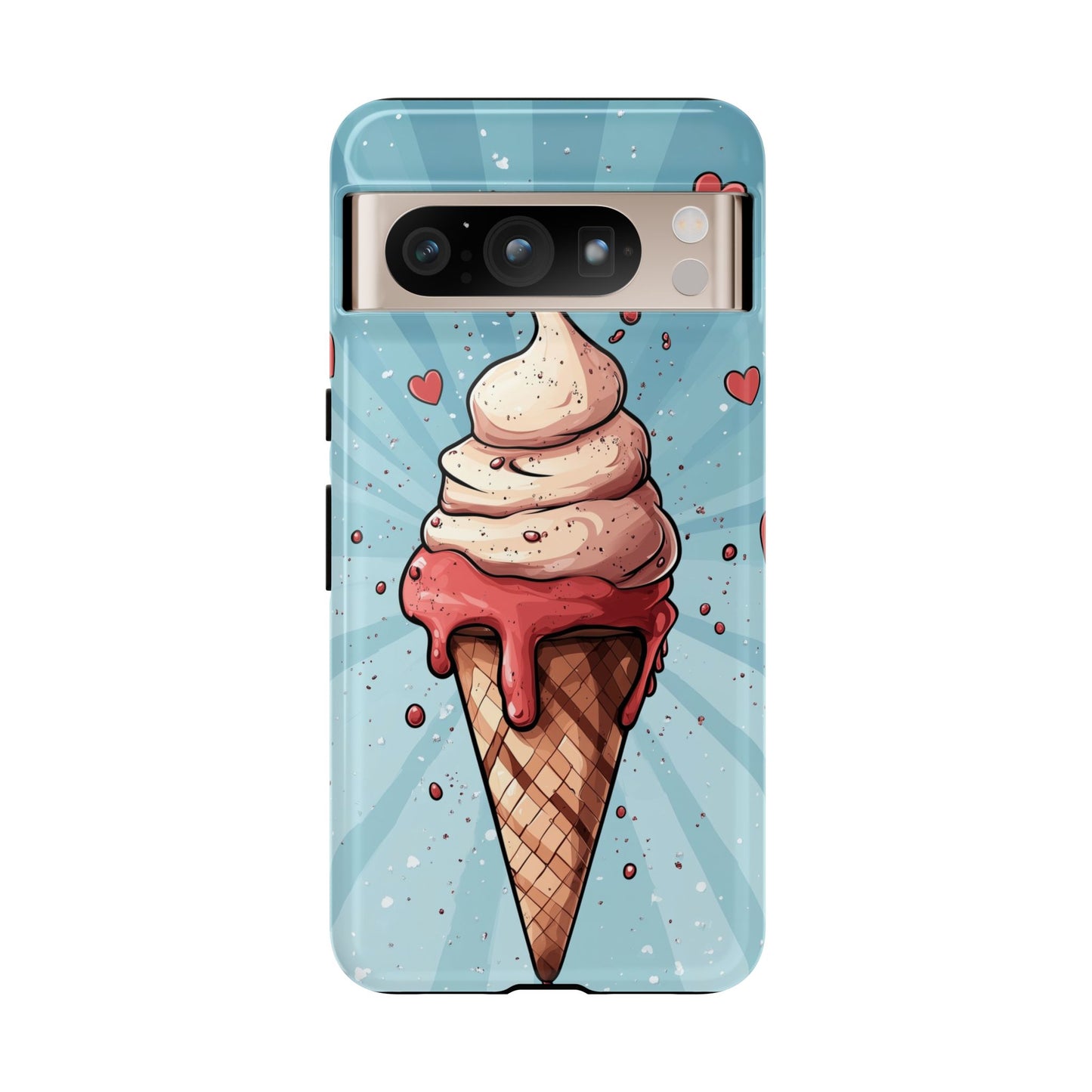 Sweet Scoop Anime Ice Cream Phone Case iPhone, Samsung, Google Pixel