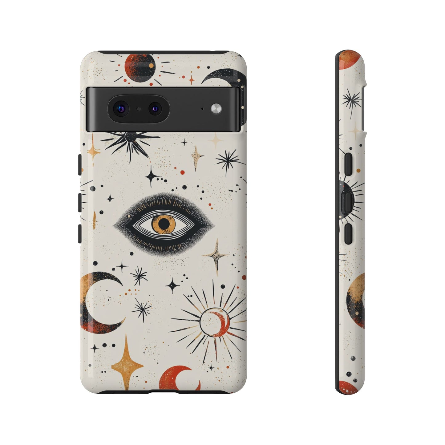 Mystic Moon & Stars Boho Phone Case for iPhone, Pixel & Samsung