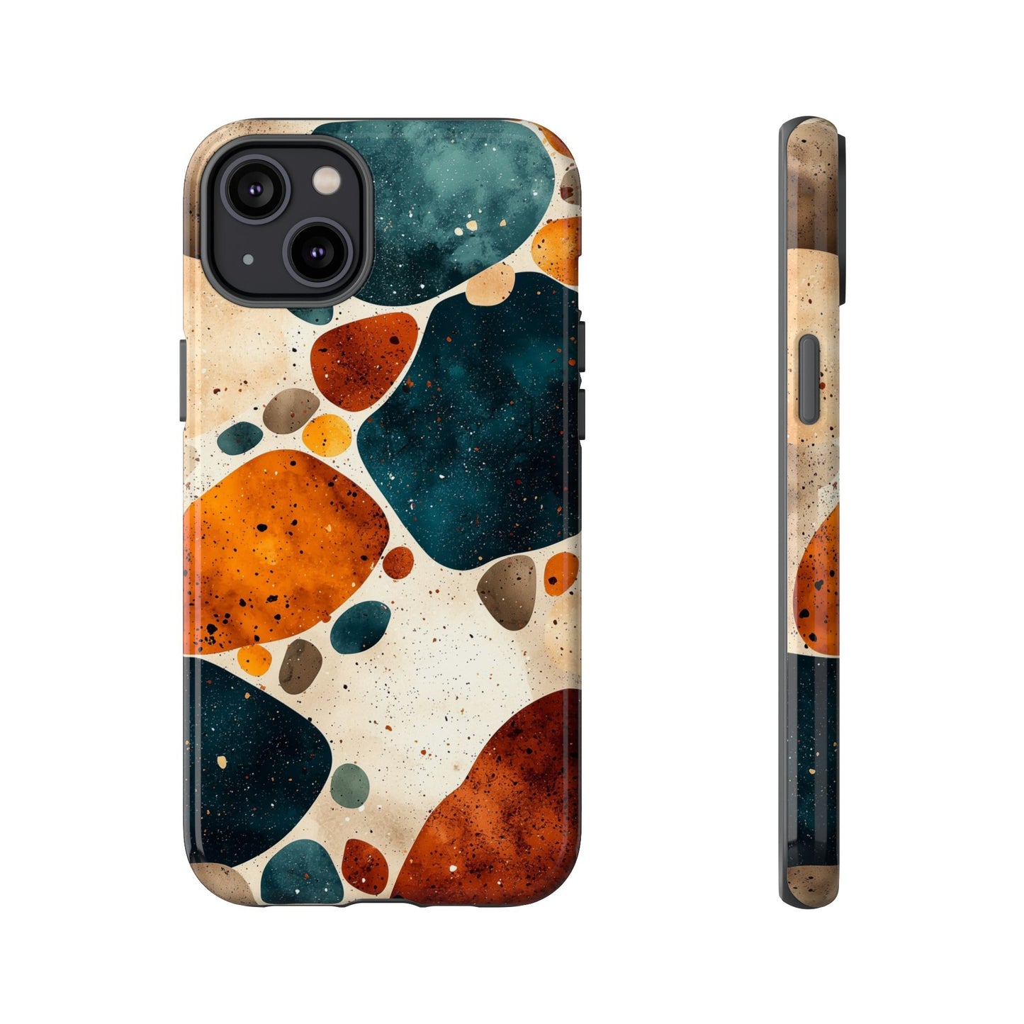 Earthy Terrazzo Stone Phone Case for iPhone, google Pixel & Samsung