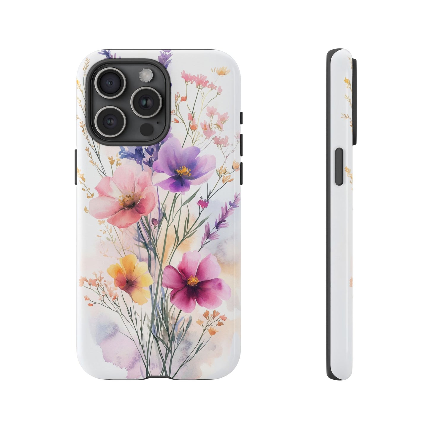 Blooming Meadow Watercolor Phone Case for iPhone, google Pixel & Samsung