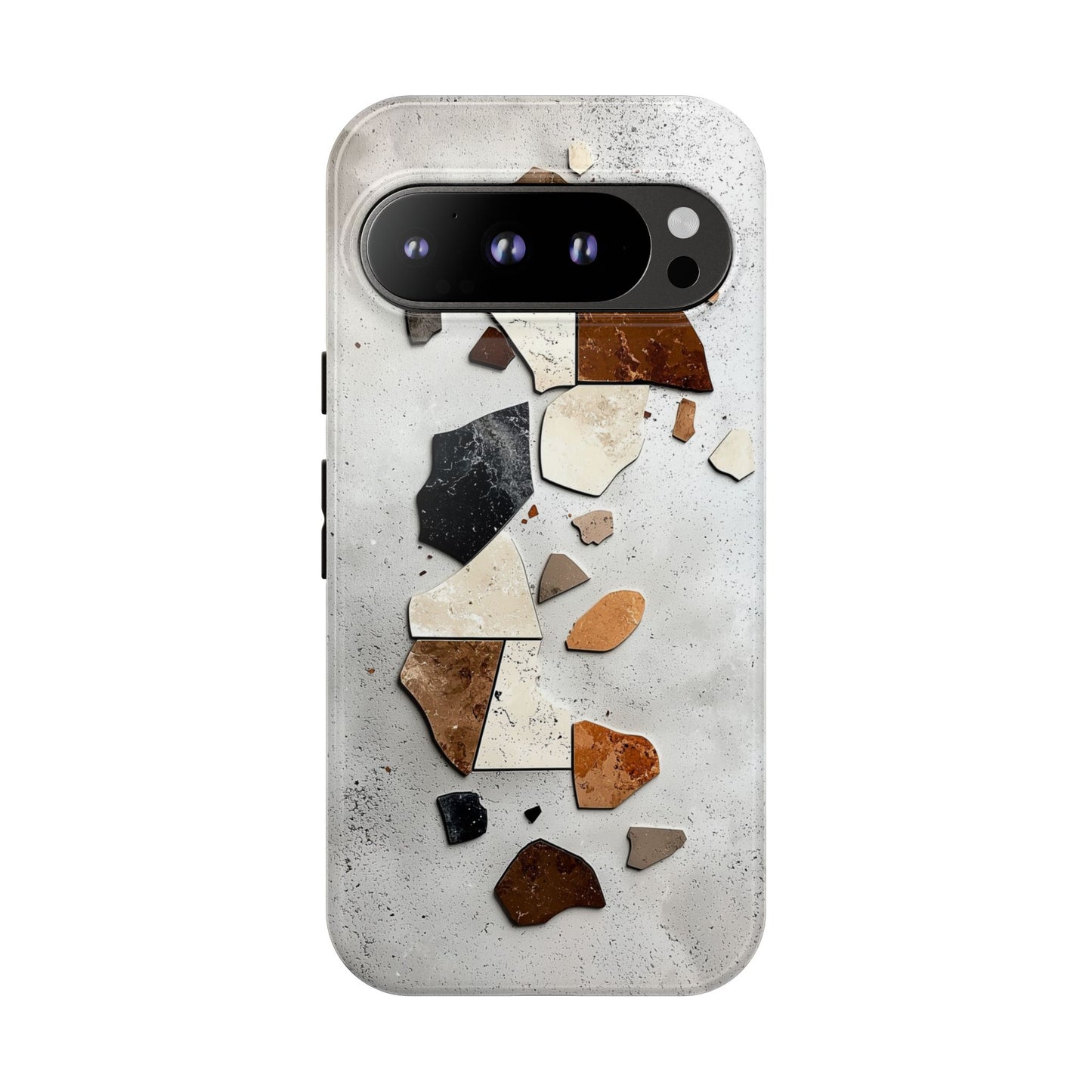 Modern Terrazzo Fragments Phone Case β Earthy & Minimalist for iPhone, google Pixel & Samsung