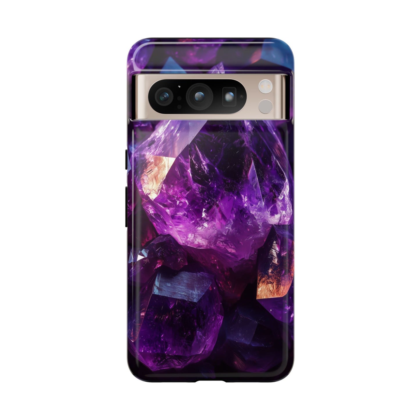 Royal Amethyst Stones Crystals Phone Case for iPhone, Samsung & Google Pixel