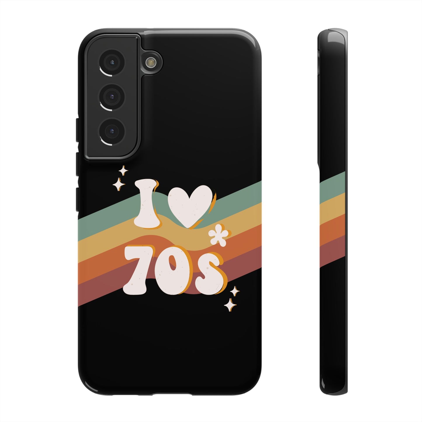 Retro "I Love 70s" Phone Case β Vintage Groovy Design for iPhone, Samsung & Google Pixel