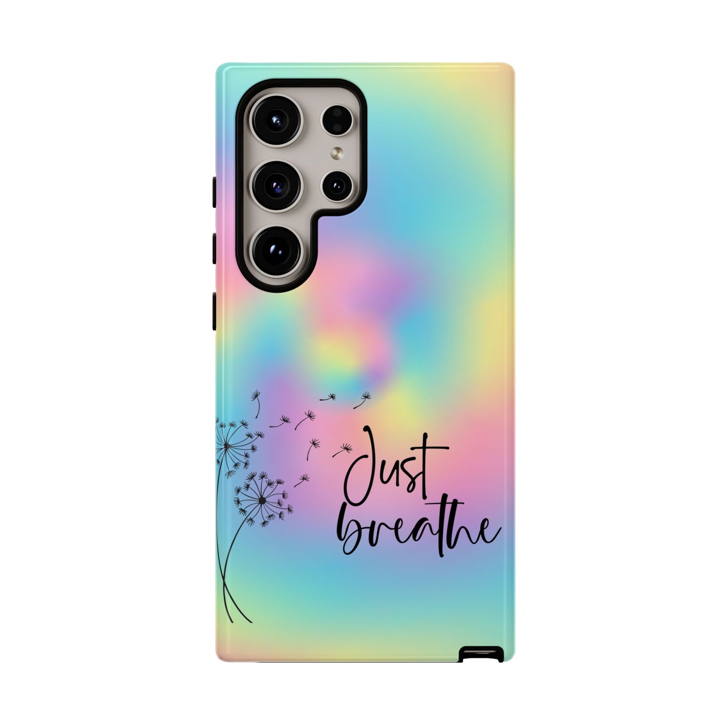 Just Breathe Phone Case - Aesthetic Minimalist Cover for iPhone, Samsung & Google Pixel