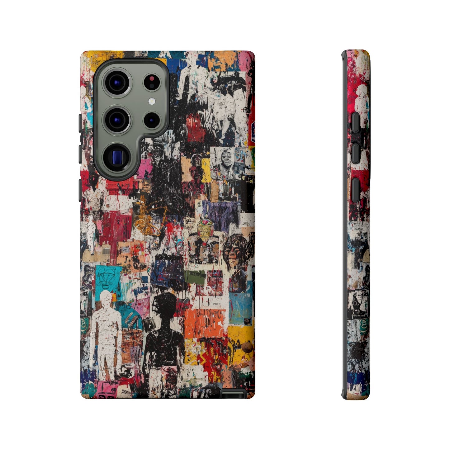 Graffiti Phone Case – Basquiat Street Art Design - iPhone, Samsung & Google Pixel Cover - Artistic Painting Case, Art Lover Gift