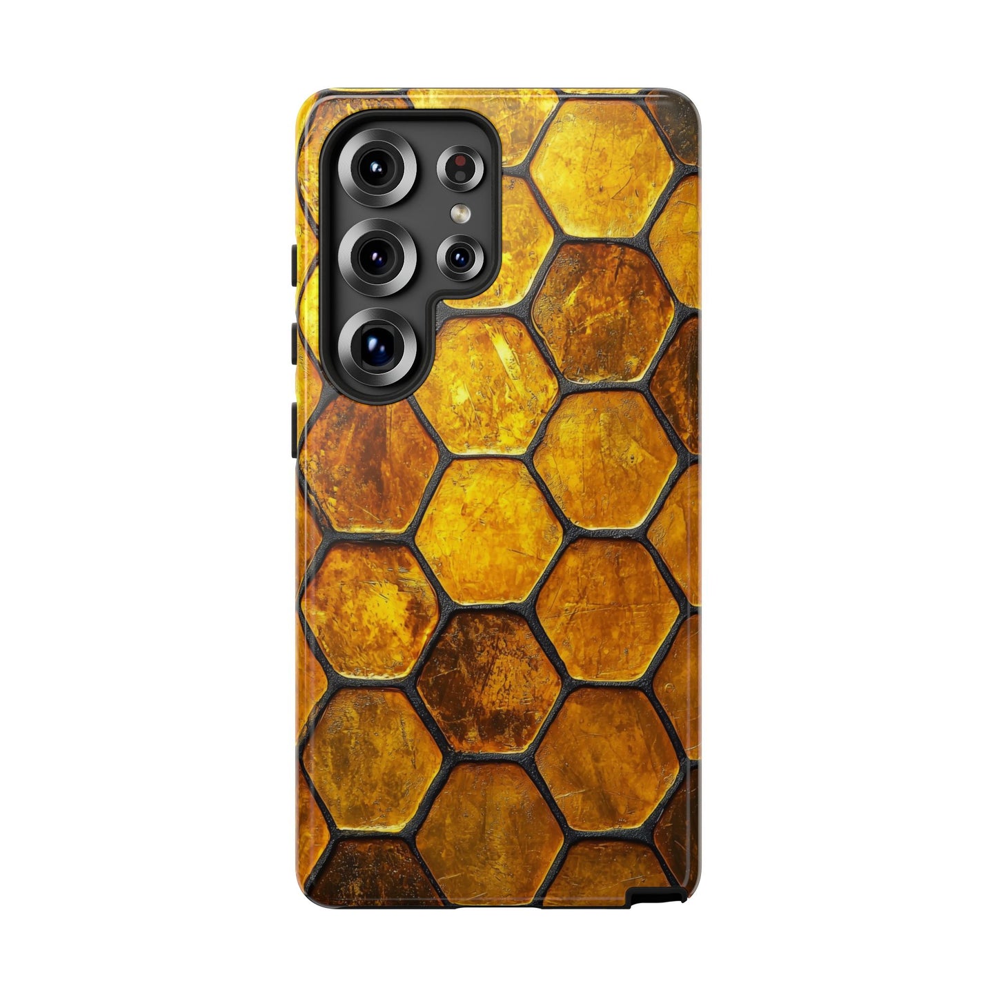 Golden Honeycomb Phone Case – iPhone, Google Pixel, Samsung