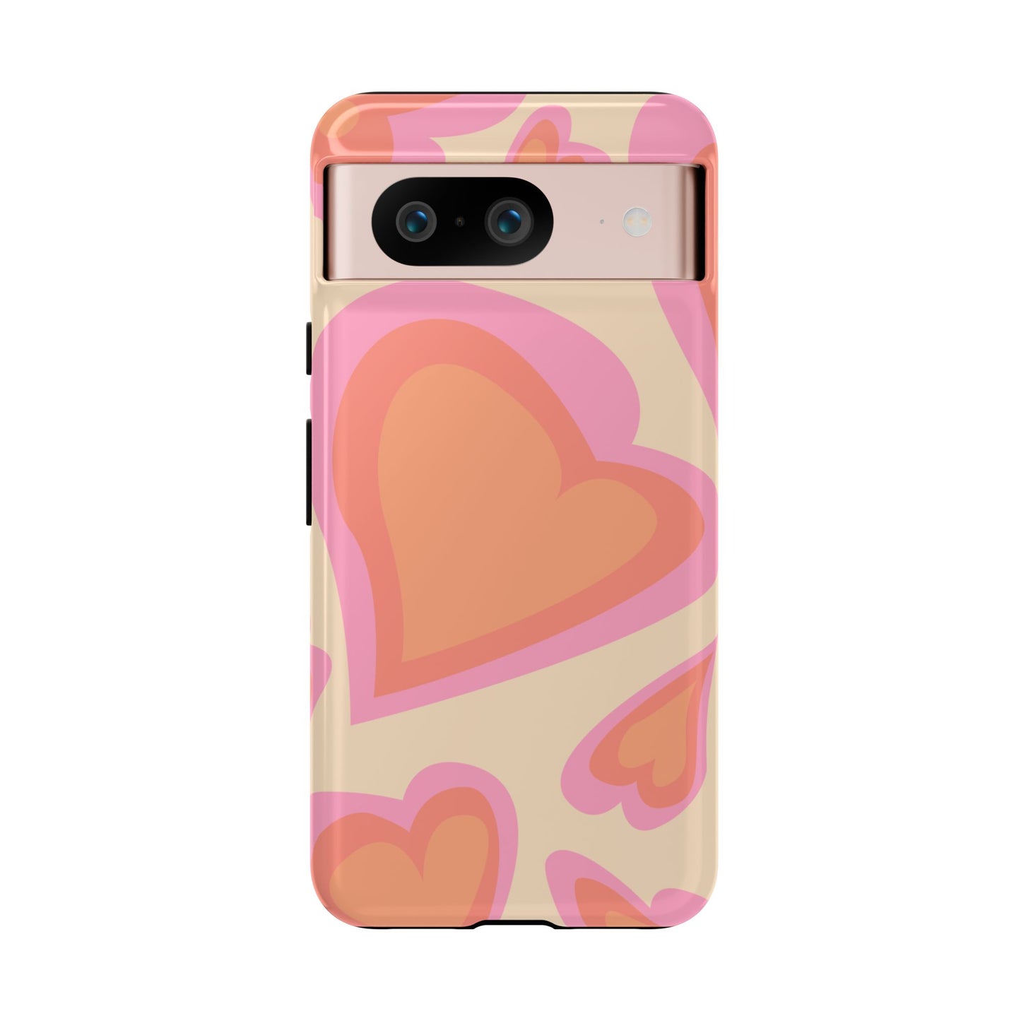 Retro Heart Phone Case – Cute Vintage Aesthetic for iPhone, Samsung & Google Pixel