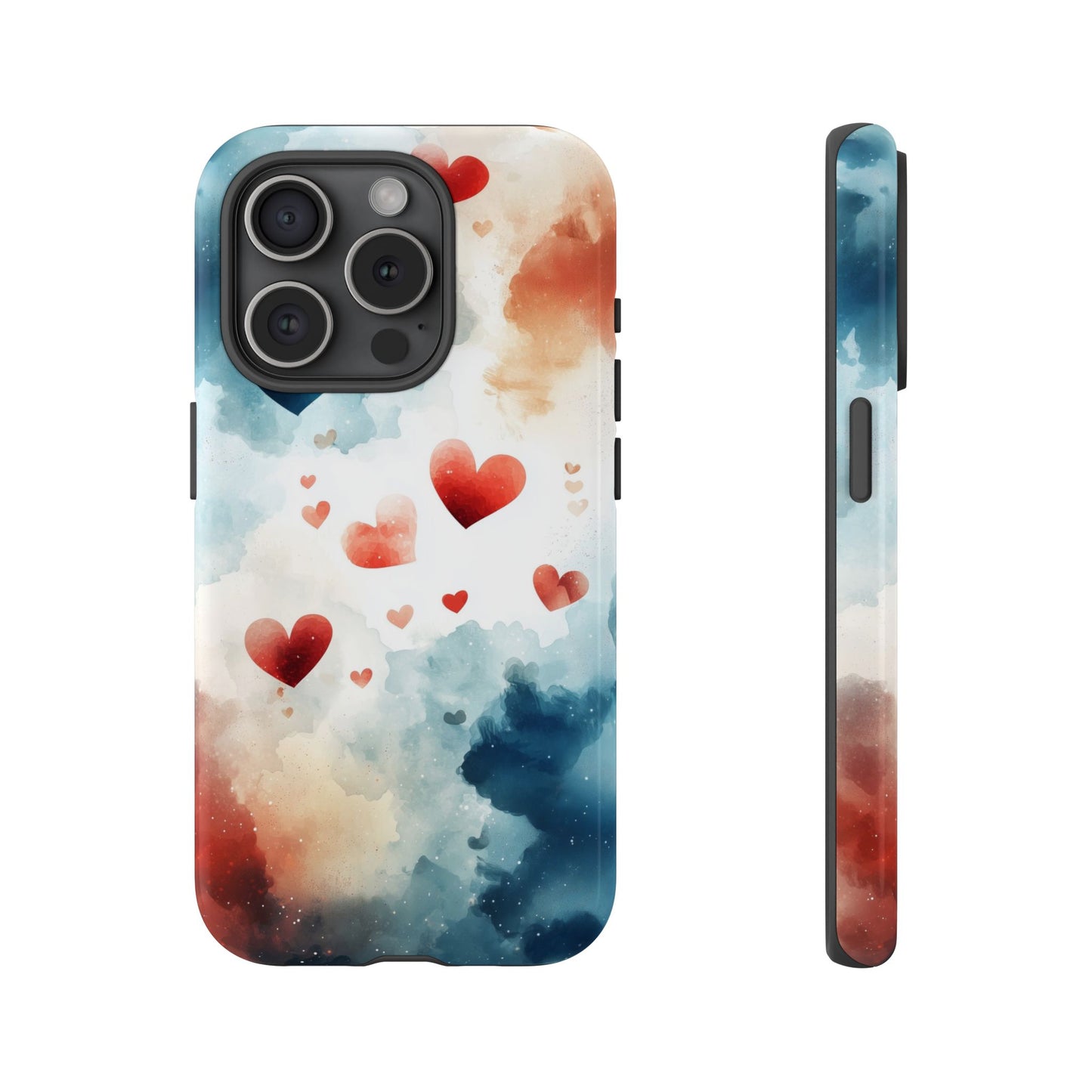 Heartfelt Skies - Watercolor Anime Phone Case for iPhone, Samsung, Google Pixel