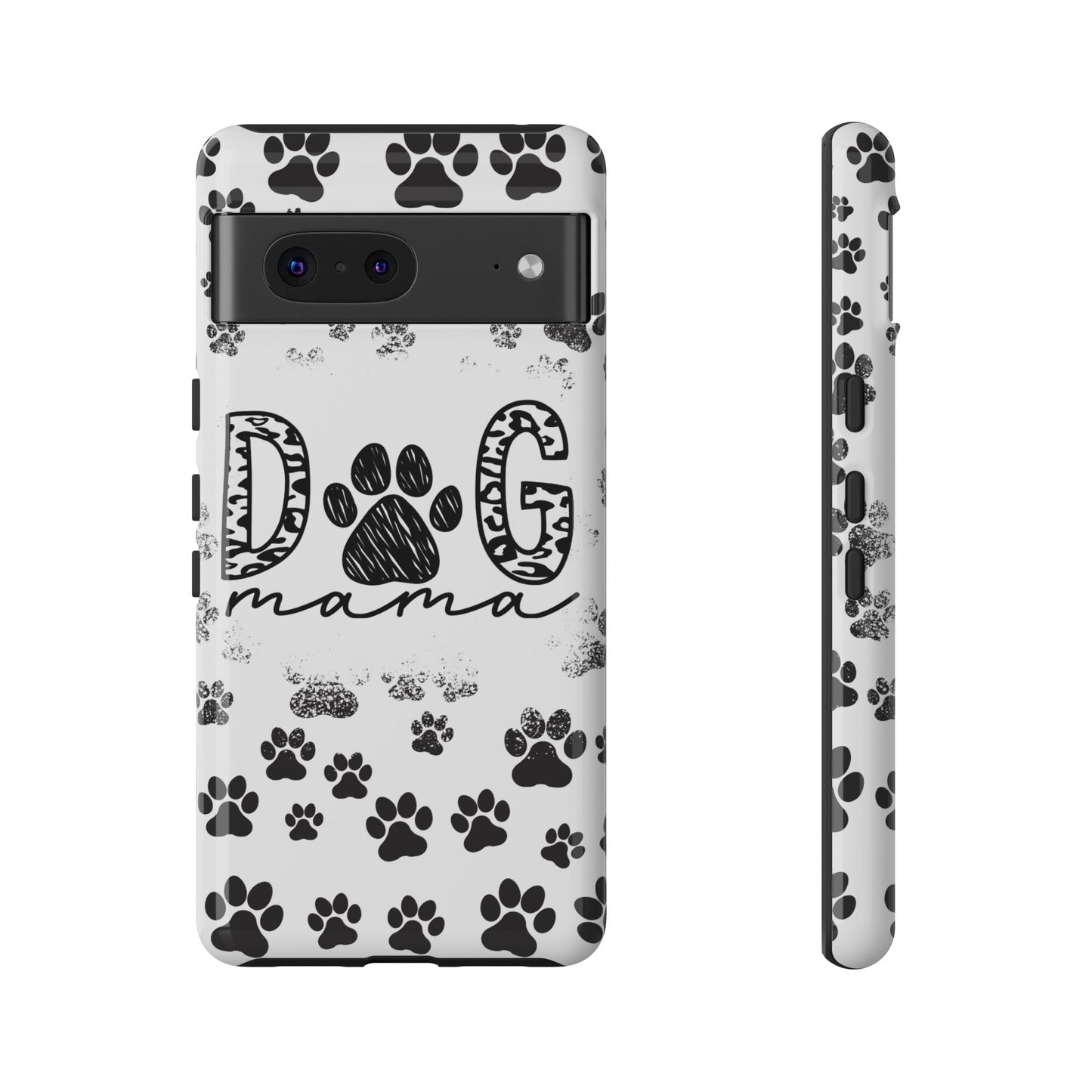 Dog Mama Phone Case for iPhone, Samsung & Google Pixel, Paw Print Phone Cover, Furry Friend Phone Case, Dog Owner/Pat Parents/Dog Mom Gifts