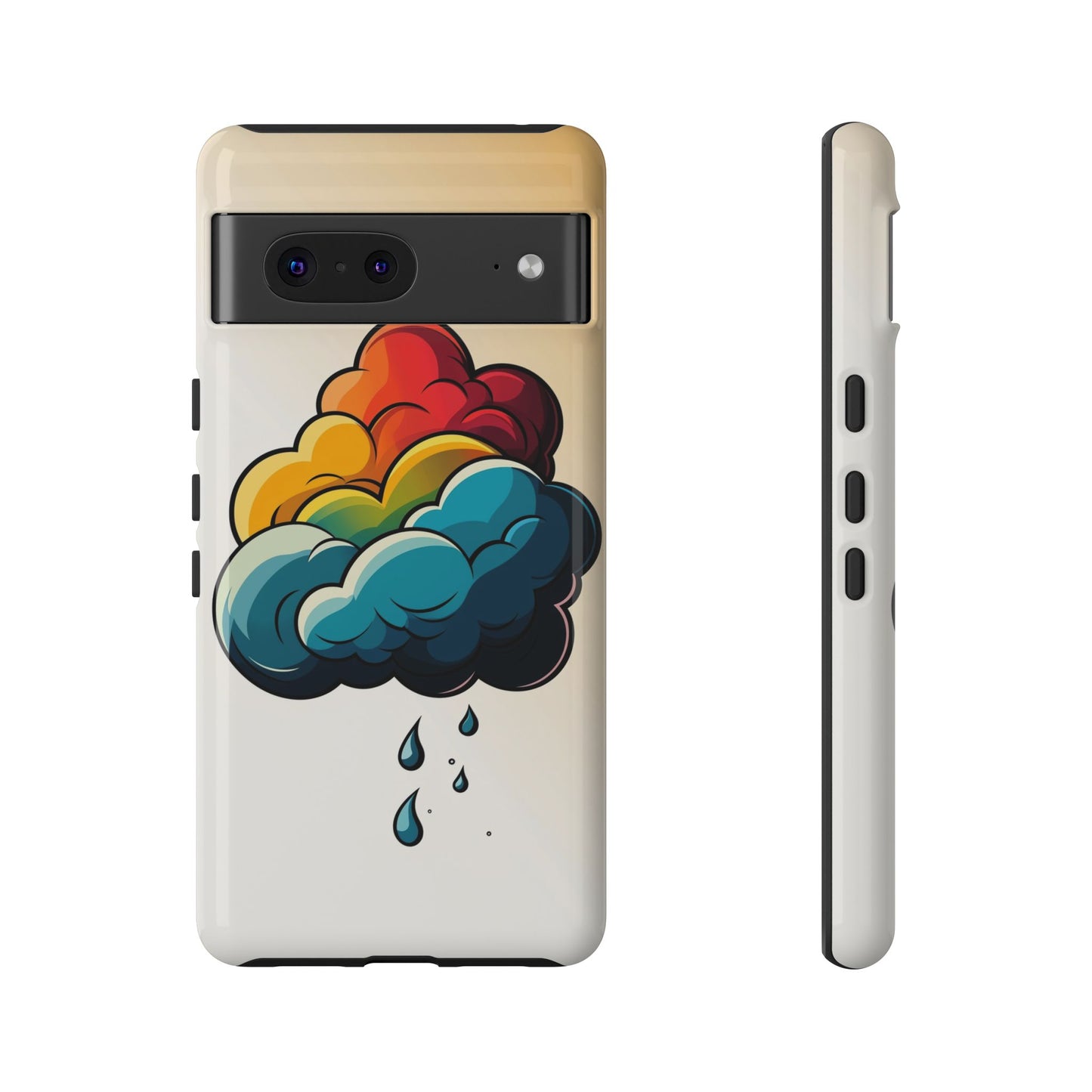 Whimsical Anime Cloud Phone Case for iPhone, Samsung, Google Pixel