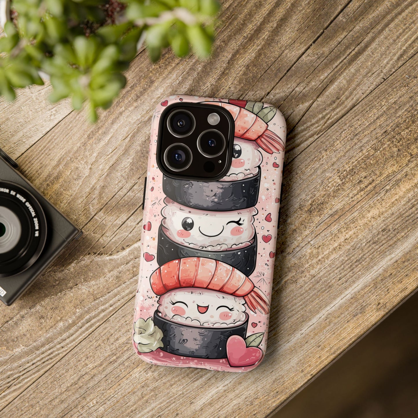 Anime Sushi Stack Phone Case β Cute & Tasty-Inspired Design for iPhone, Samsung, and Google Pixel