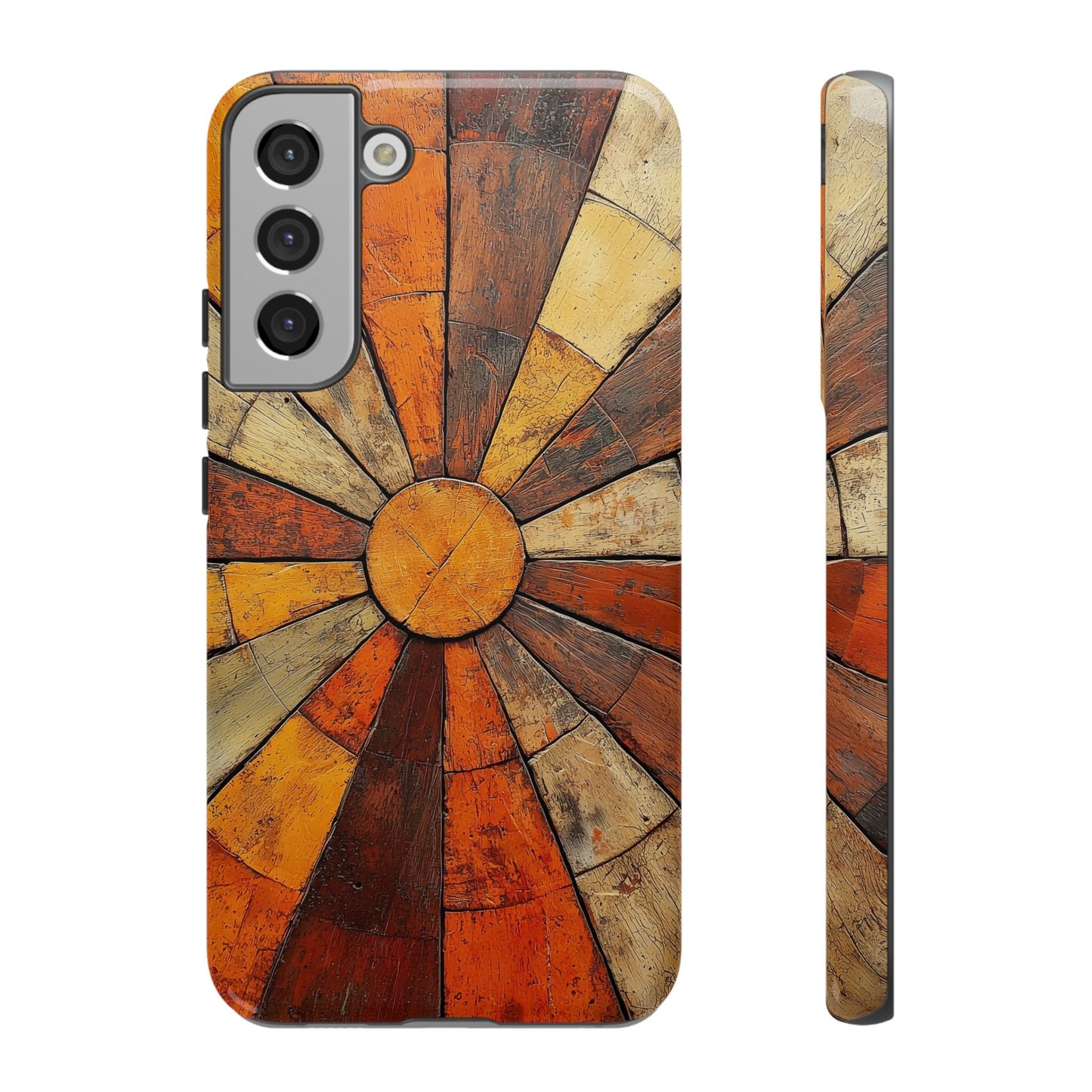 Terracotta Sunburst Boho Phone Case for iPhone, Pixel & Samsung