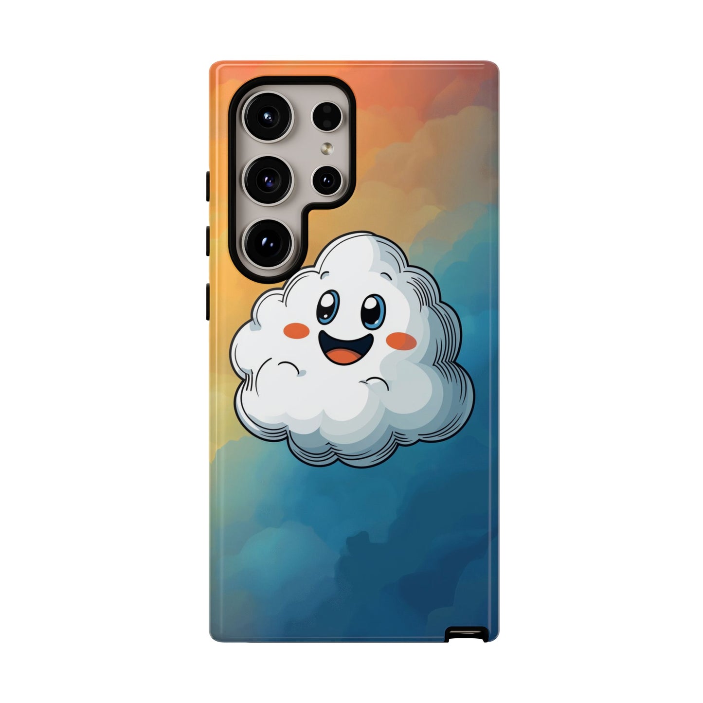 Happy Cloud Anime Phone Case for iPhone, Samsung, Google Pixel