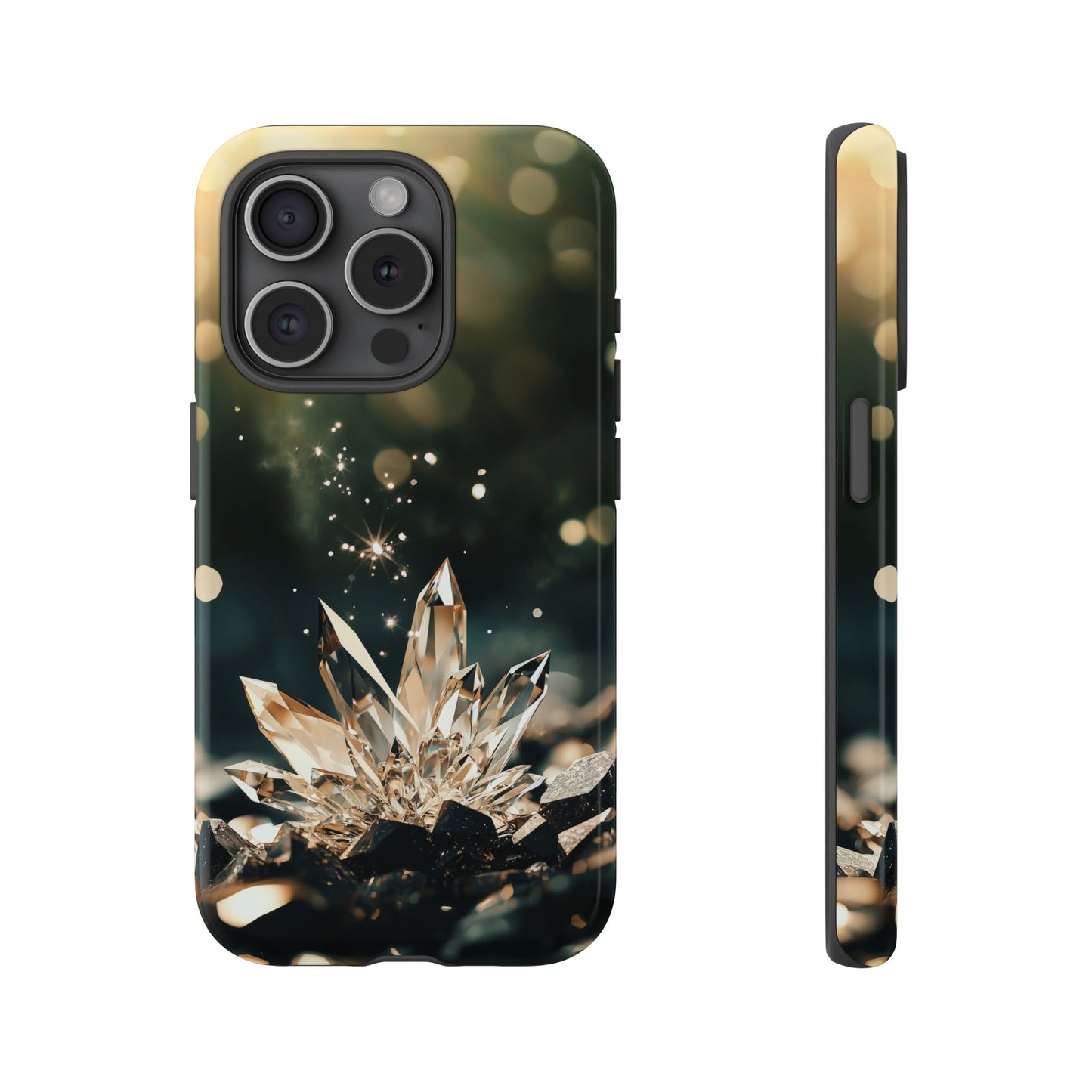 Crystal Stone Sparkle Phone Case – iPhone, Google Pixel, Samsung