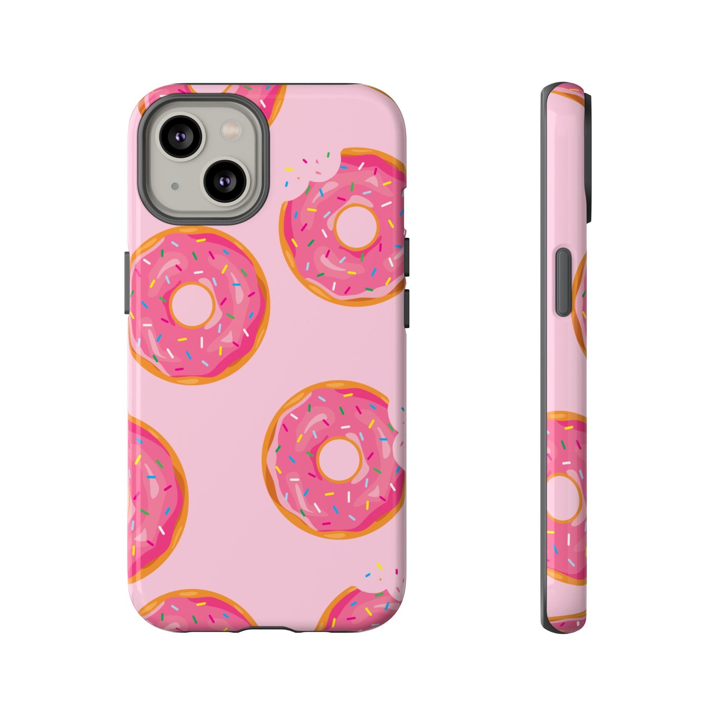 Pink Frosted Donut Delight Phone Case for iPhone, Samsung, Google Pixel