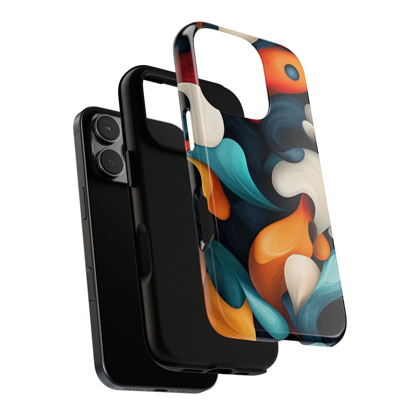 Swirl Spectrum – Vibrant Abstract Phone Case for iPhone, Samsung & Pixel