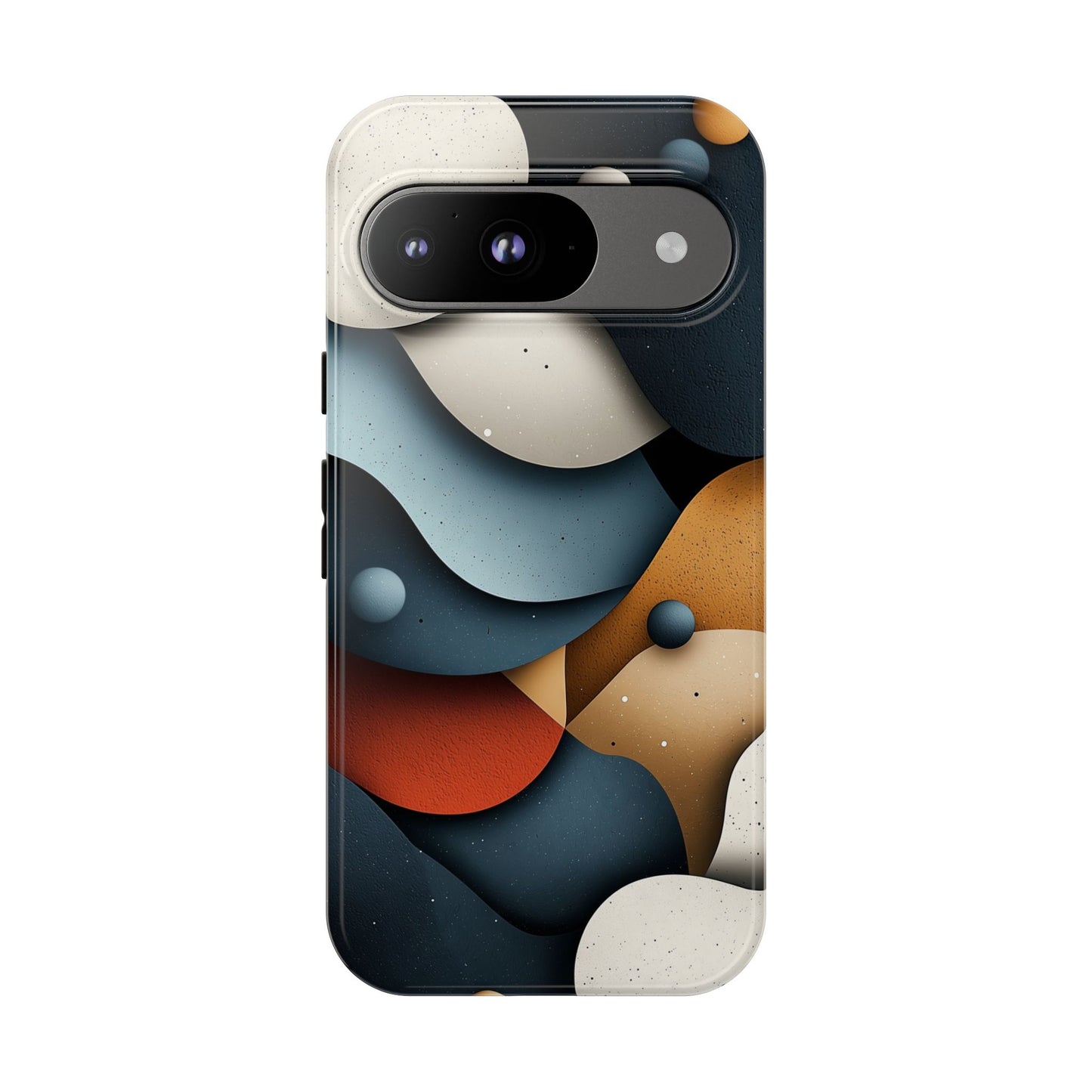 Cosmic Flow – Textured Abstract Phone Case for iPhone, Samsung & Pixel