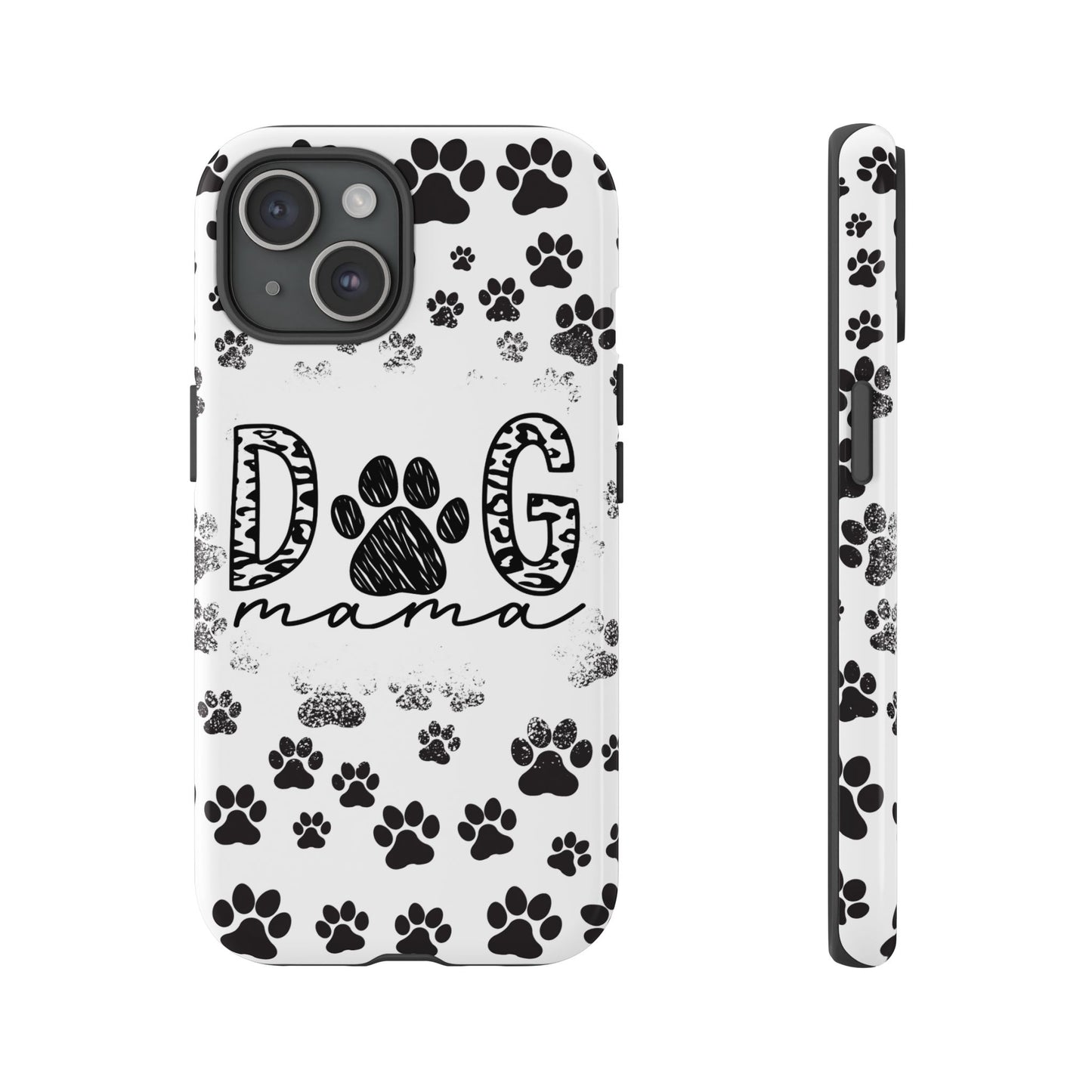 Dog Mama Phone Case for iPhone, Samsung & Google Pixel, Paw Print Phone Cover, Furry Friend Phone Case, Dog Owner/Pat Parents/Dog Mom Gifts