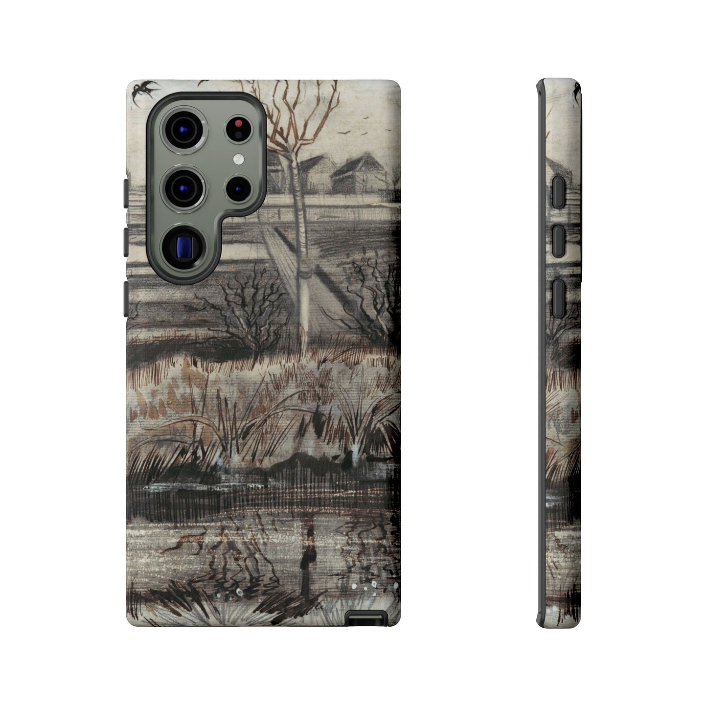 Vincent Van Gogh Lake Painting Phone Case - iPhone, Samsung, Google Pixel - Artistic Impressionist Cover